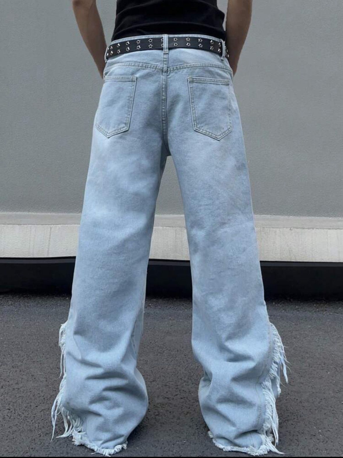 Avant Garde × Japanese Brand × Streetwear Washed pants opium