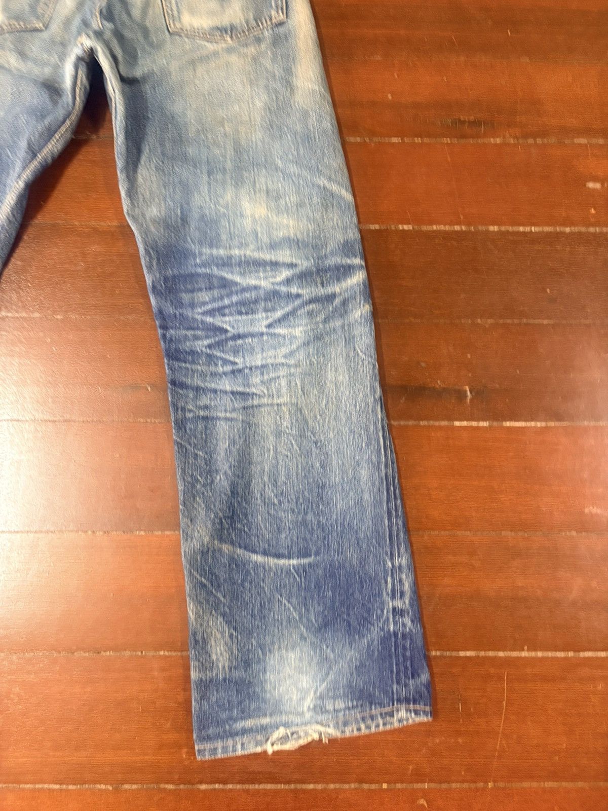 Warehouse & Co. vintage Warehouse 1001 indigo distressed rework selvedge Size US 34 / EU 50 - 13 Thumbnail