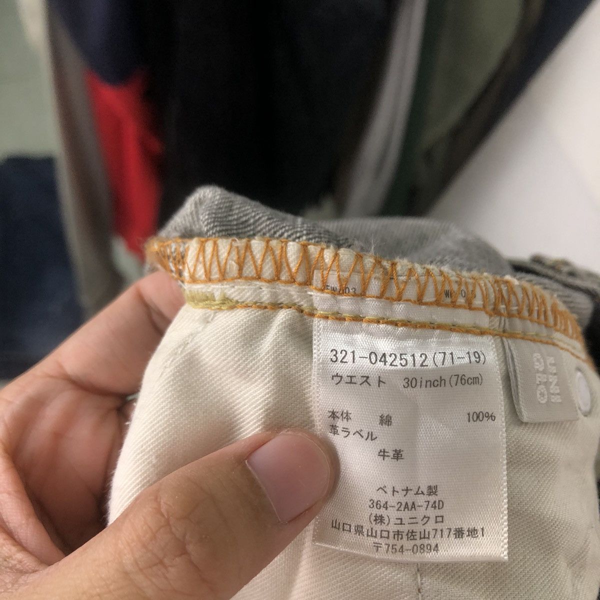Japanese Brand RARE DISTRESSED DENIM PUNK UNIQLO SLIM FIT STRAIGHT Size US 30 / EU 46 - 10 Thumbnail