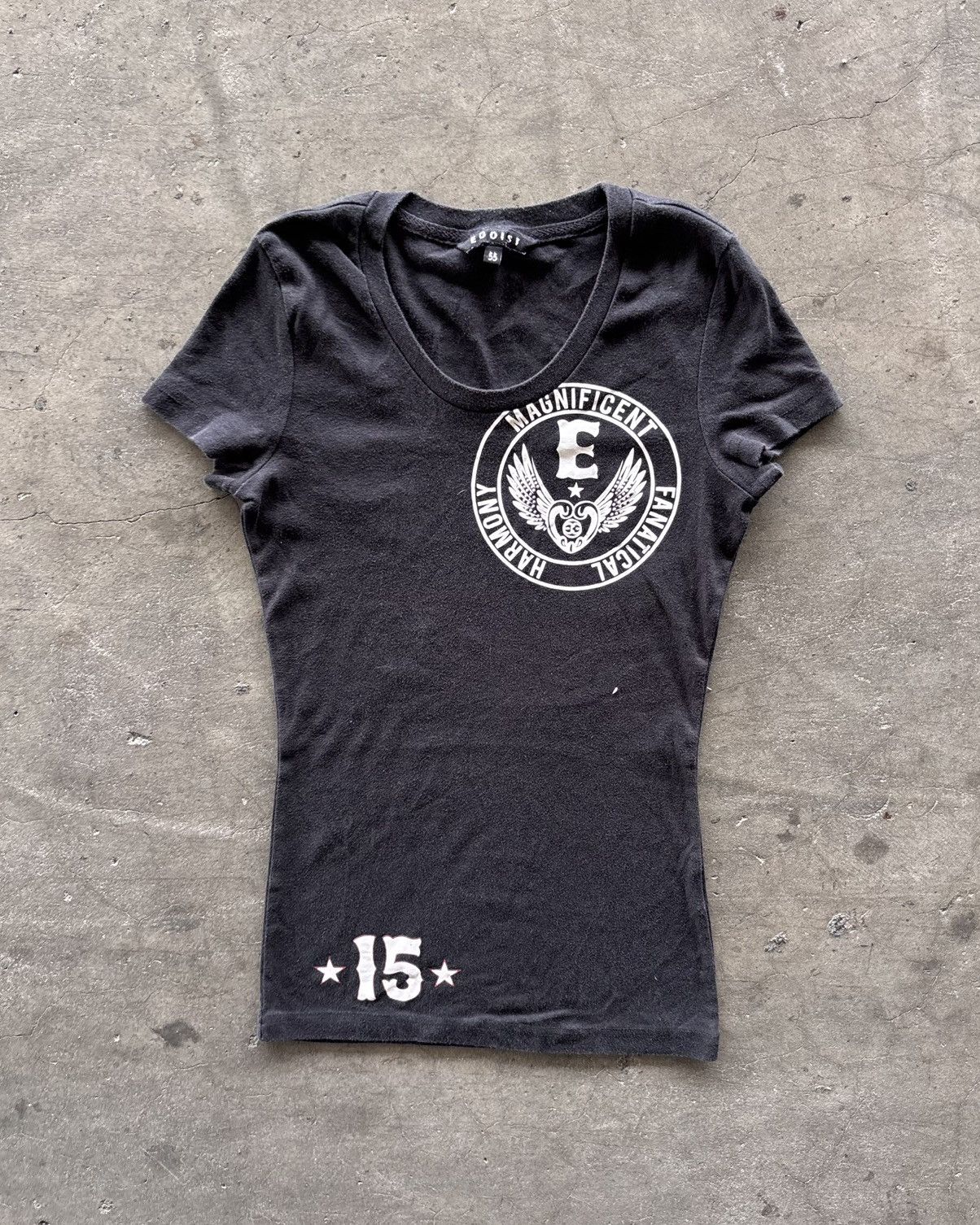 Beauty Beast Egoist Must Have Poem Faded Black Tee Size US M / EU 48-50 / 2 - 1 Thumbnail