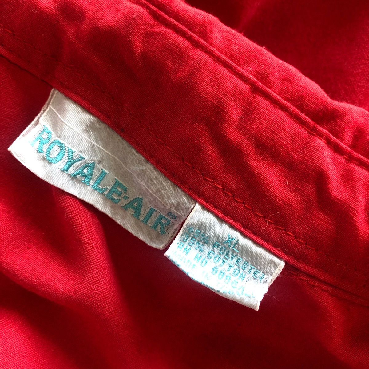Vintage ROYALE AIR 80'S POLO SHIRT Size US XL / EU 56 / 4 - 3 Thumbnail