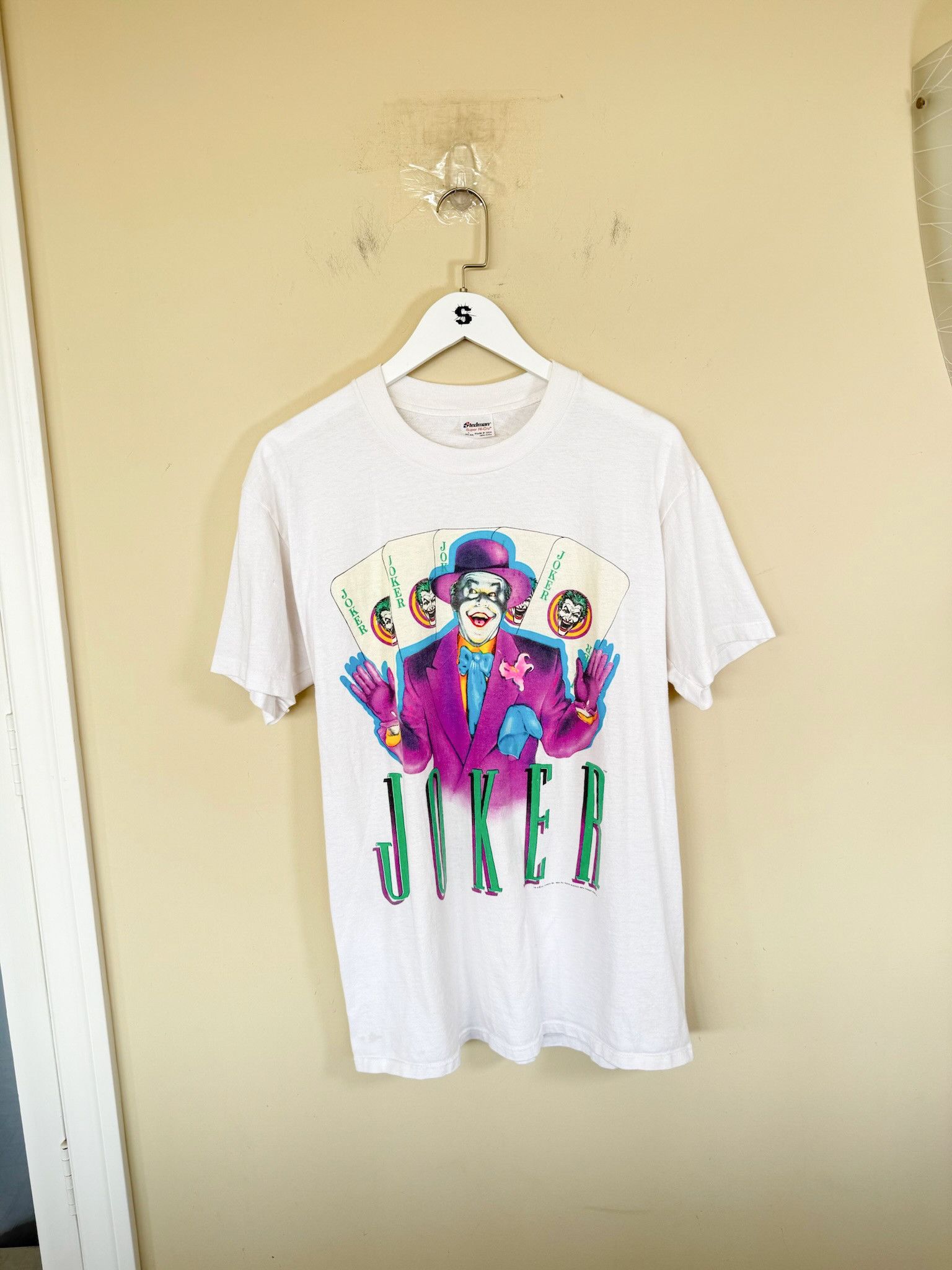 Vintage 1989 JOKER TEE Size US L / EU 52-54 / 3 - 1 Thumbnail