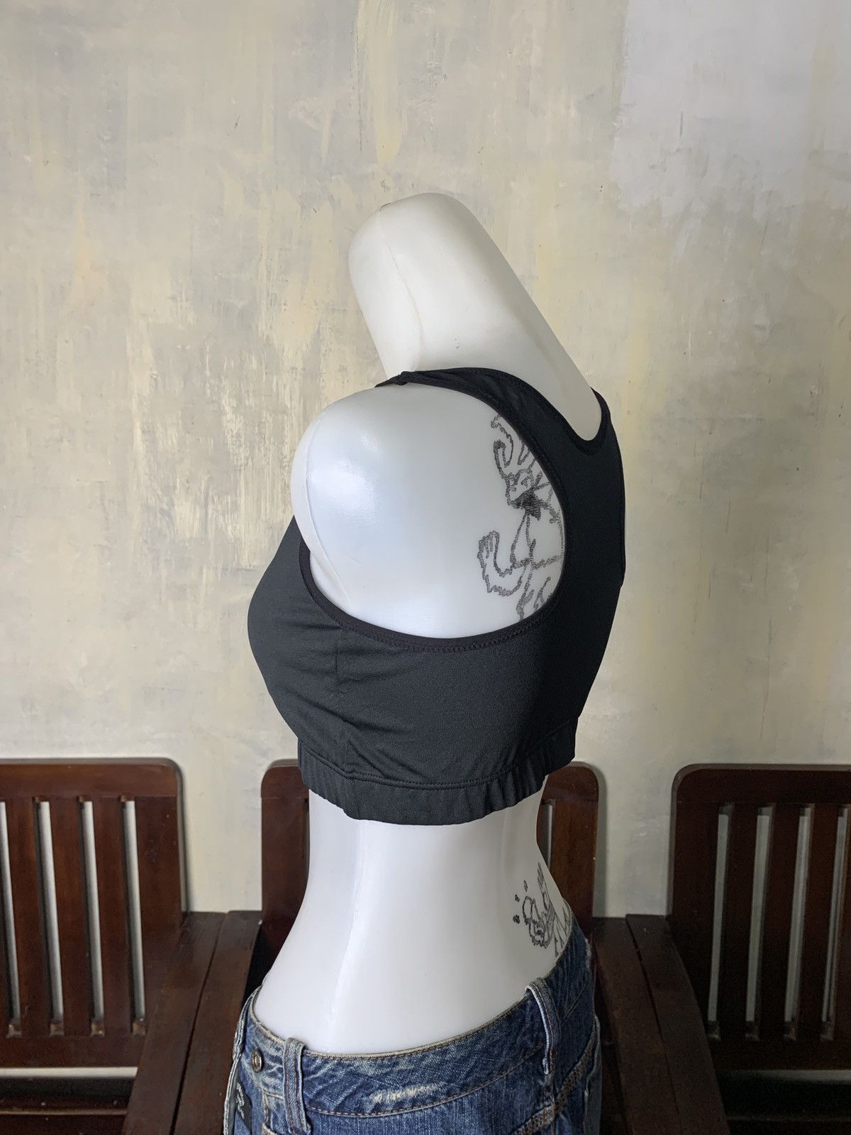 Levi's Levi's Strauss San Fransisco Black Big Logo Sports Bra Size M / US 6-8 / IT 42-44 - 3 Thumbnail