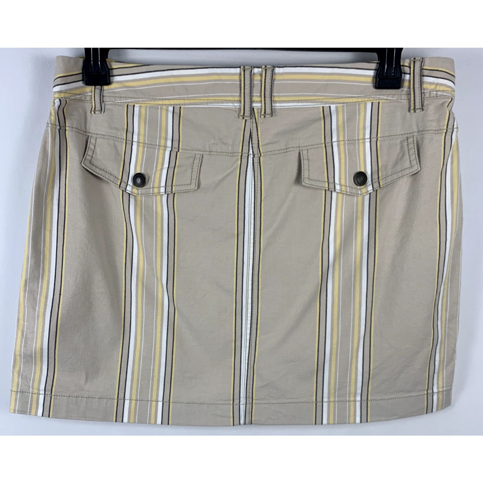 Ann Taylor Ann Taylor Loft Mini Skirt Women's Size 12 P Petites Striped Size 35" - 7 Thumbnail