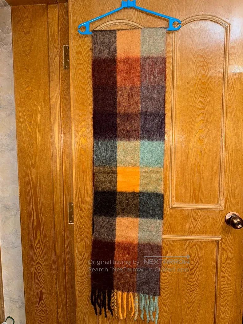 Acne Studios Acne Studios Winter Warm Plaid Fringed Rainbow Scarf Size ONE SIZE - 2 Thumbnail