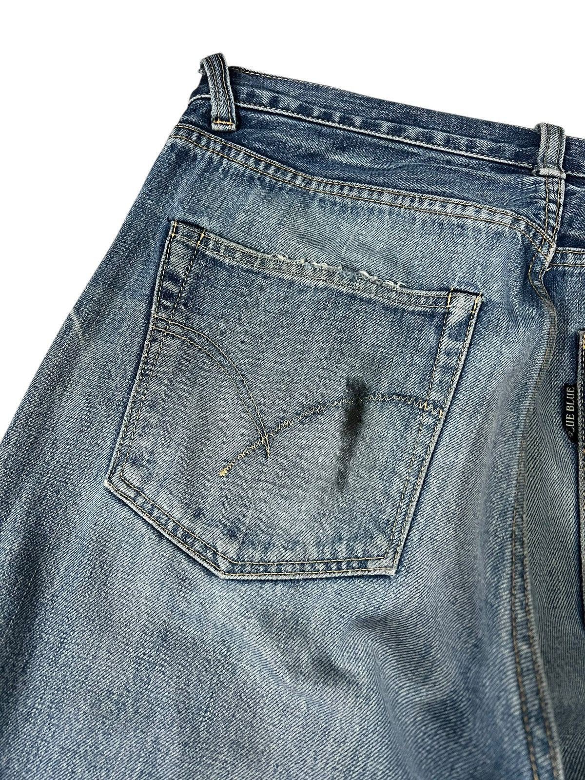 Blue Blue Japan Blue Blue Japan Distress Selvedge Jean Size US 32 / EU 48 - 17 Thumbnail