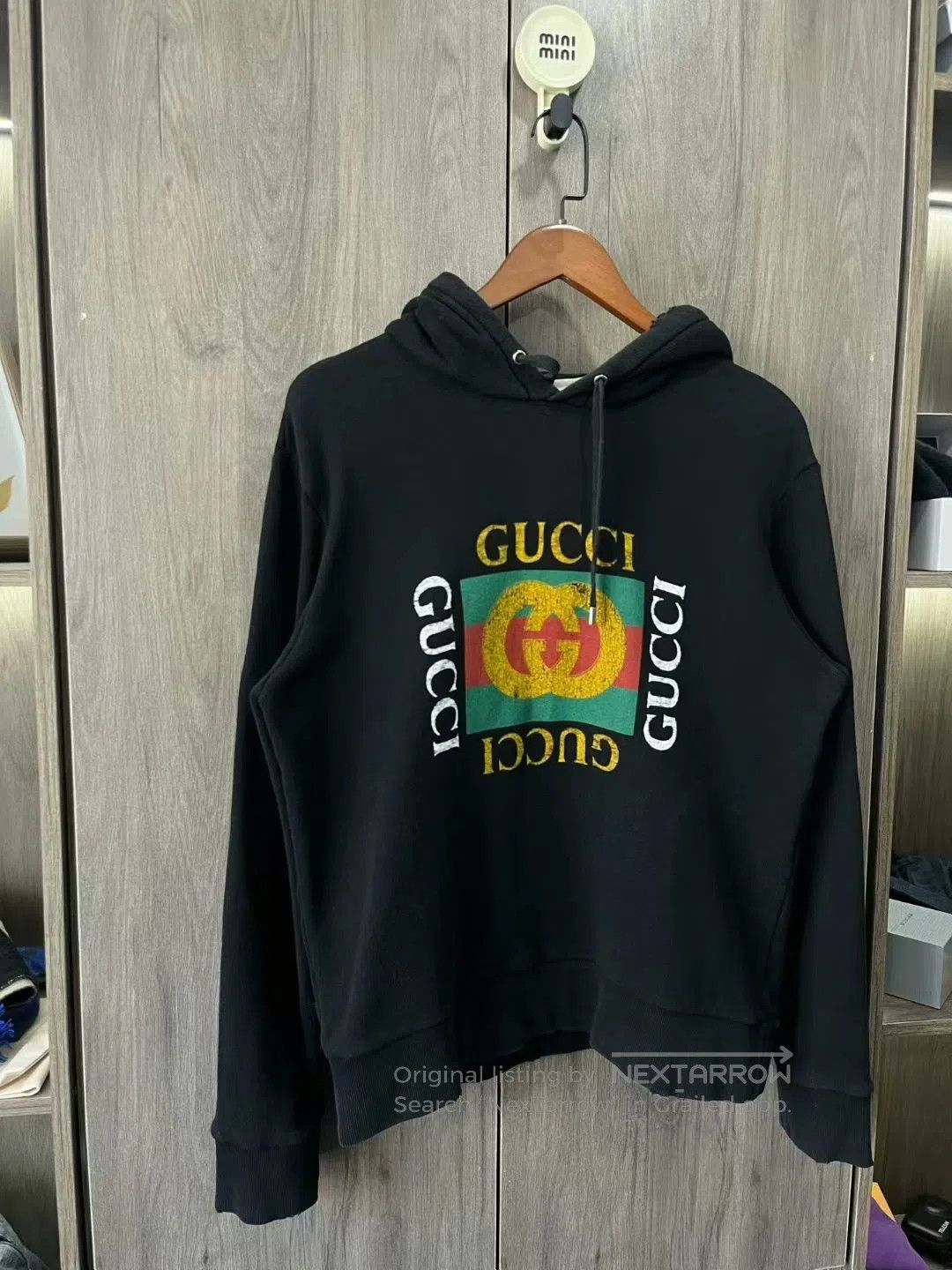Gucci vintage gucci logo hoodie size s. Size US S / EU 44-46 / 1 - 2 Thumbnail