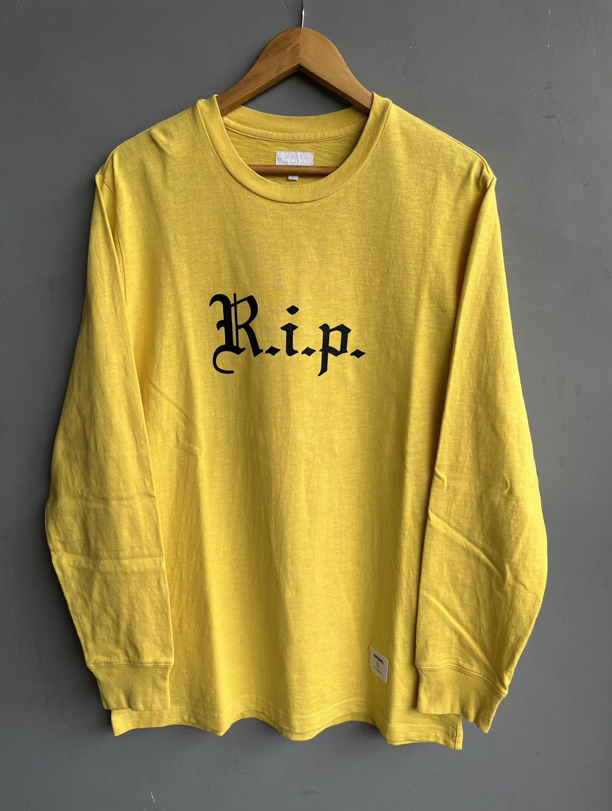 Supreme Supreme R.I.P. Long Sleeve Tee FW16 | Grailed