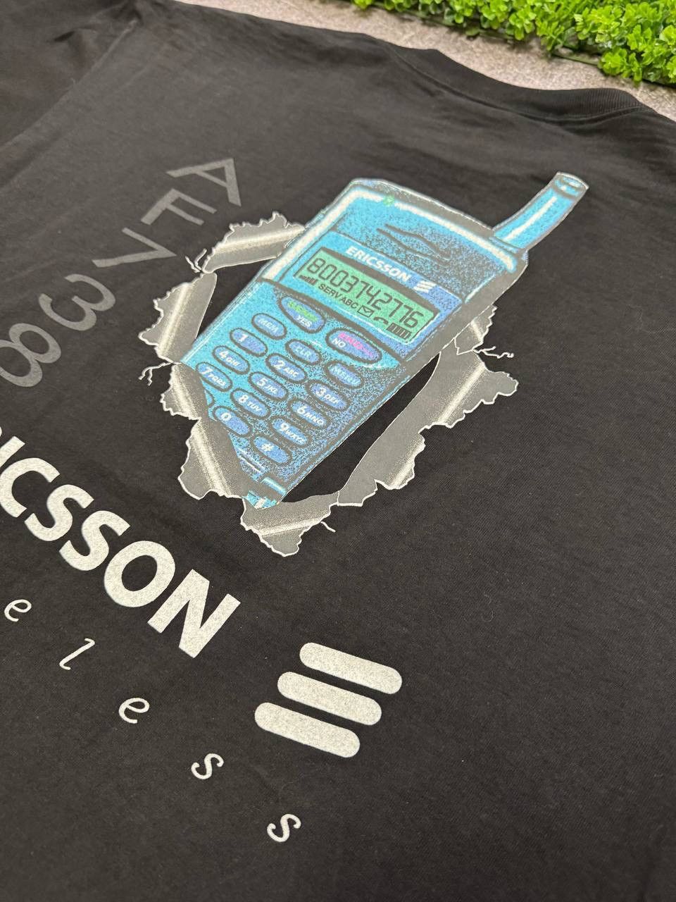 Vintage Vintage 1997 Sony Ericsson AF738 T Shirt Rare Japan Size US XL / EU 56 / 4 - 5 Thumbnail