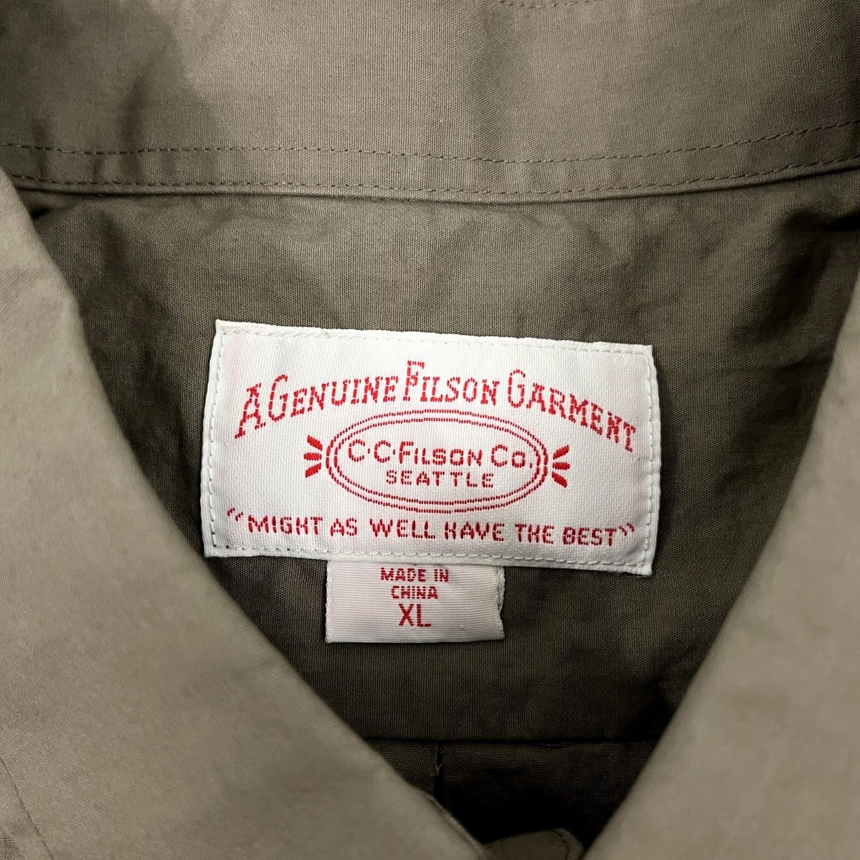 Filson Filson Shirt Mens XL Brown OG Cotton Button-Down, Casual, Workwear, Outdoor, 12036 Size US XL / EU 56 / 4 - 2 Thumbnail