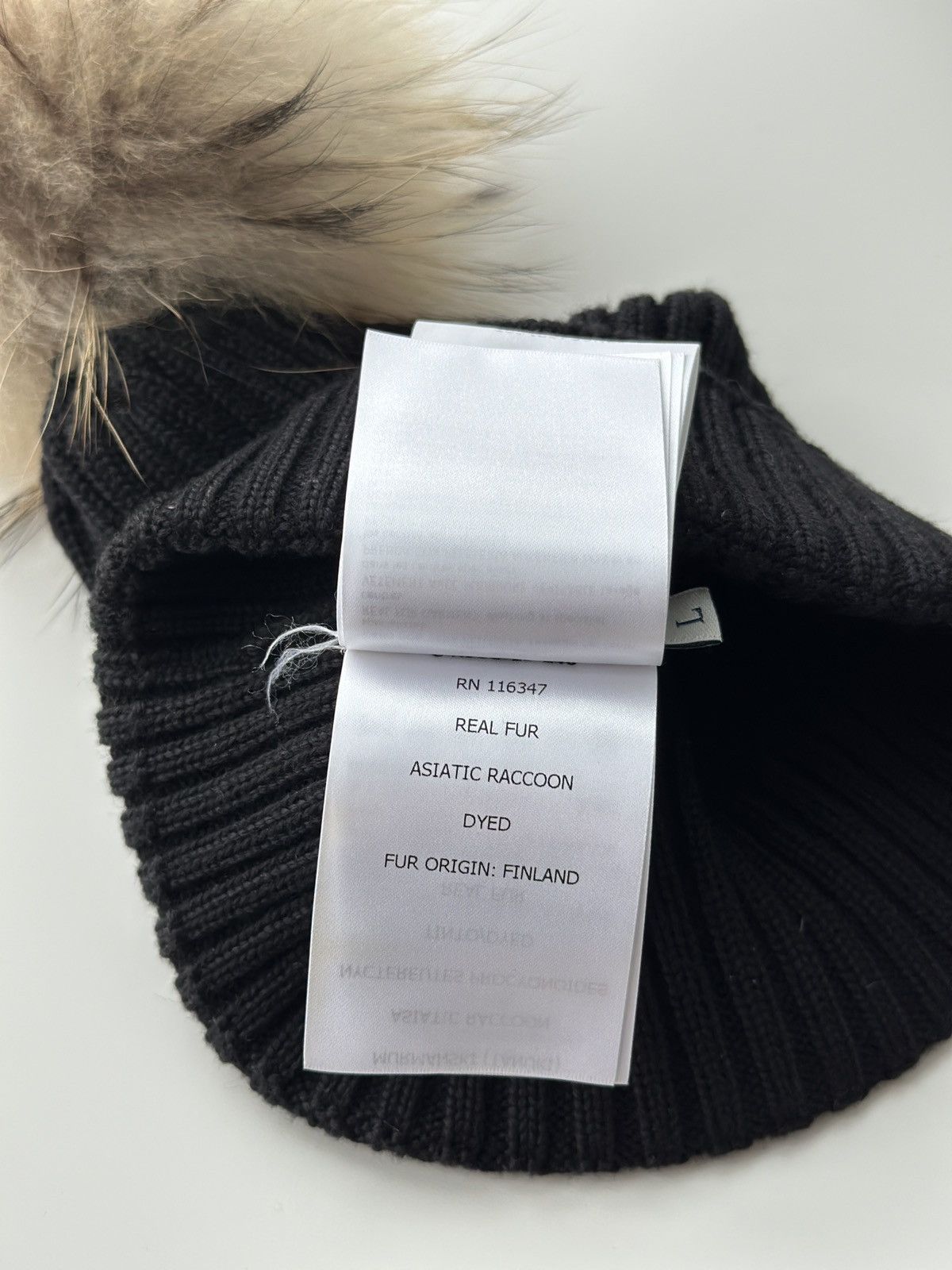 Moncler Moncler Women's Wool Hat Real Fur Size ONE SIZE - 9 Thumbnail