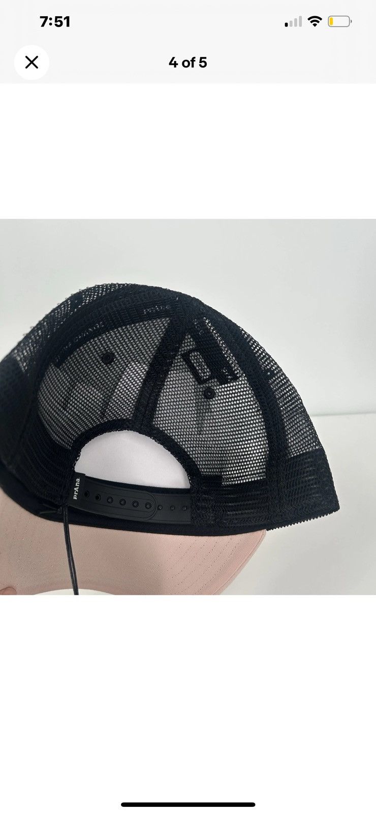 Prana PrAna hat gray and pink with bird logo NWT Size ONE SIZE - 4 Thumbnail