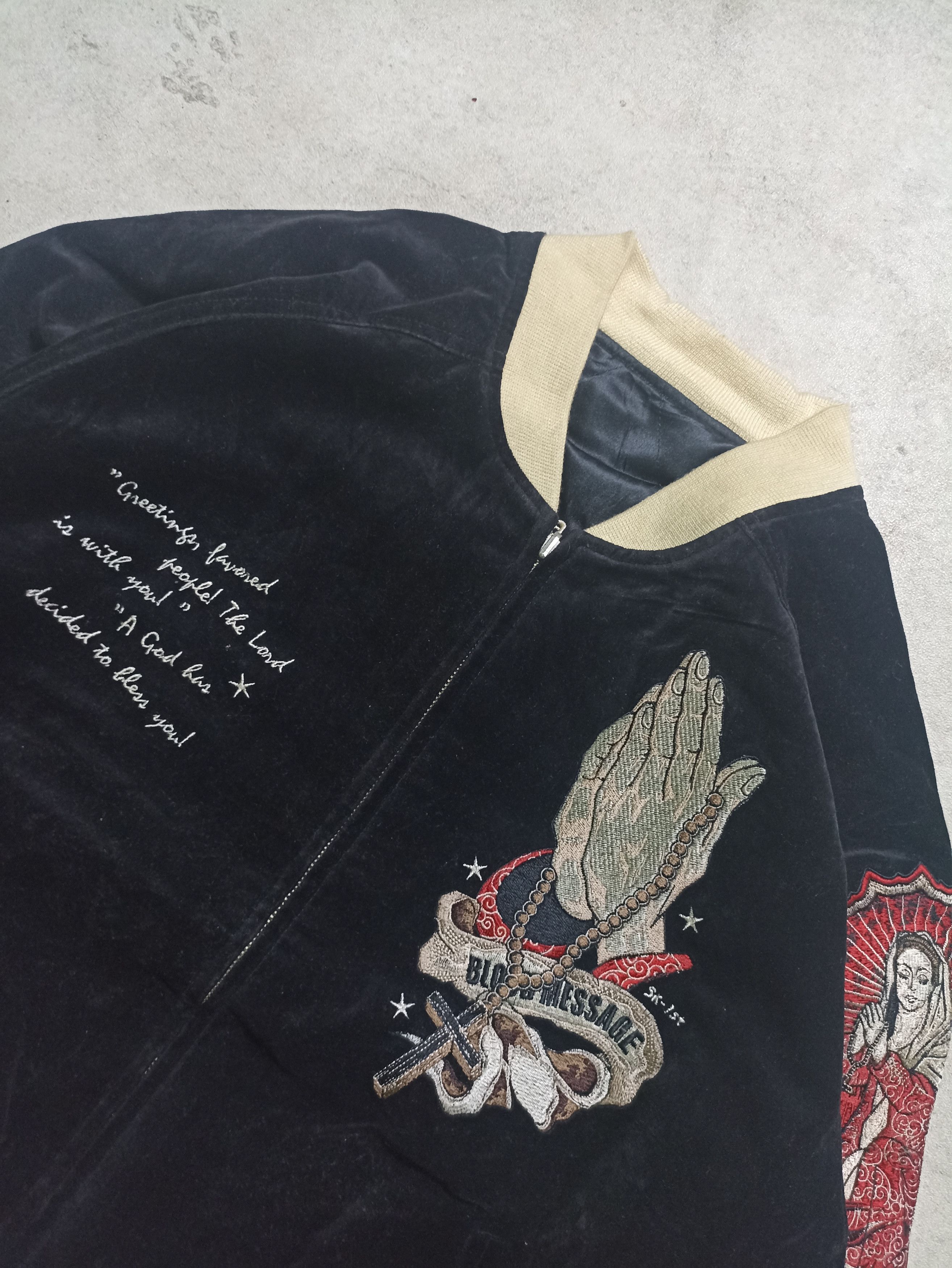 Tedman Tedman Blood Message Japanese japan chicano Maria punk Size US XL / EU 56 / 4 - 5 Thumbnail