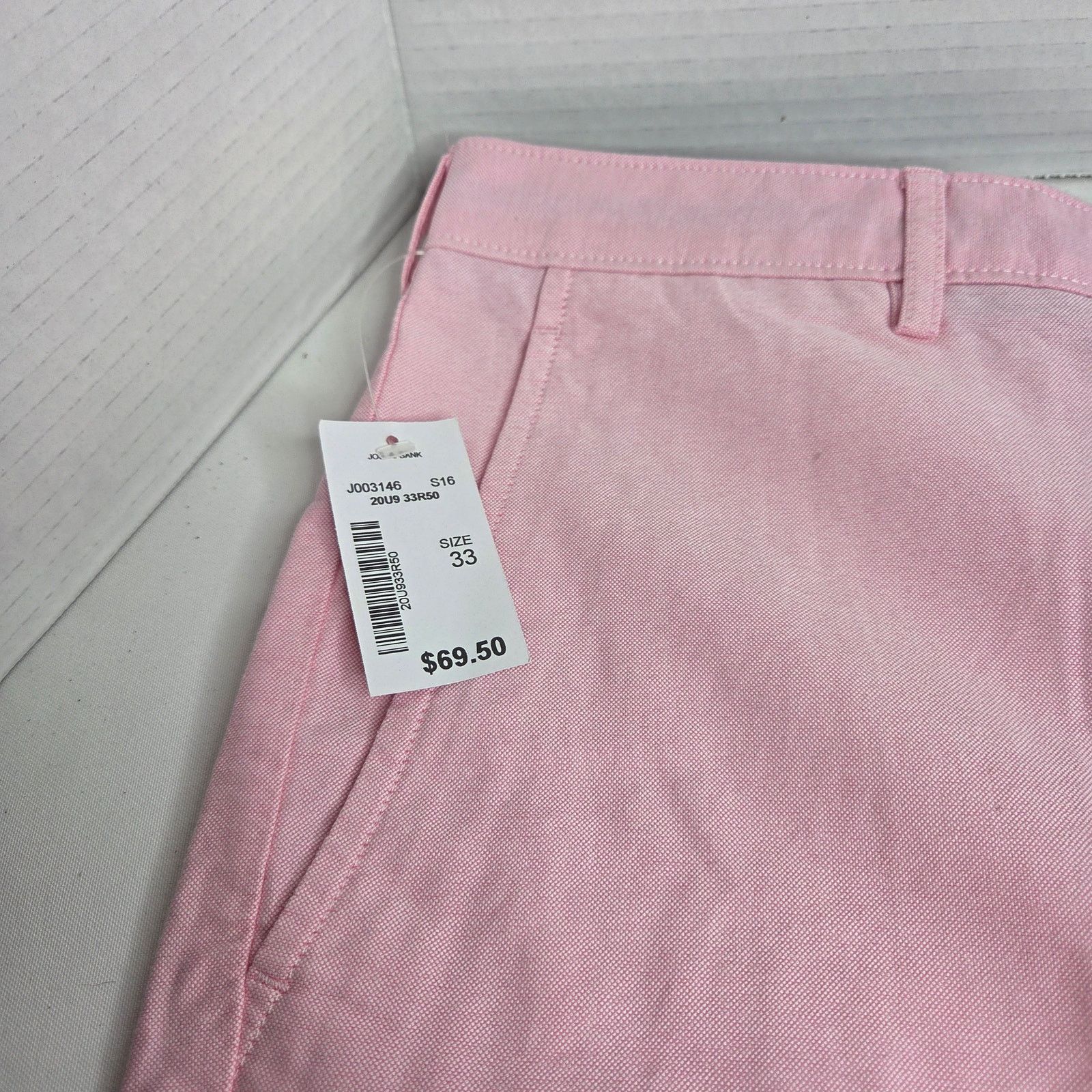 Jos. A. Bank Men's Jos A Banks 1905 Tailored Fit Chino Shorts Size US 33 - 2 Thumbnail