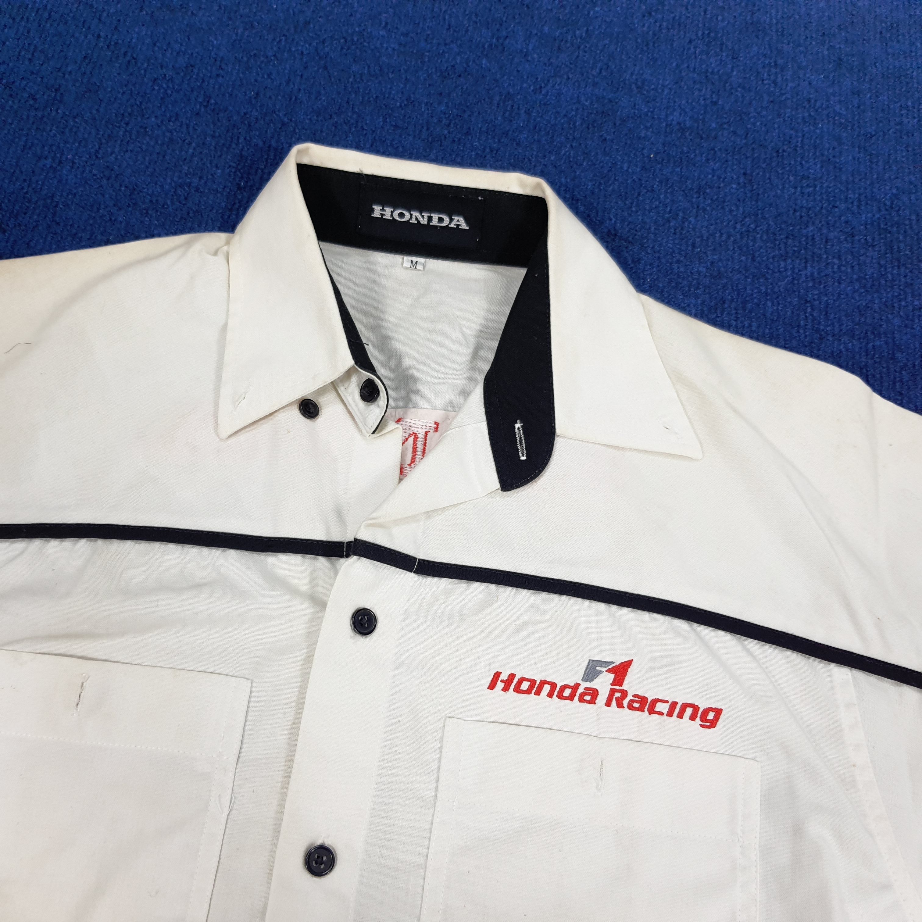 Honda × Vintage Vintage HONDA Japan Motorsports Racing Workwear Shirt Size US M / EU 48-50 / 2 - 4 Thumbnail