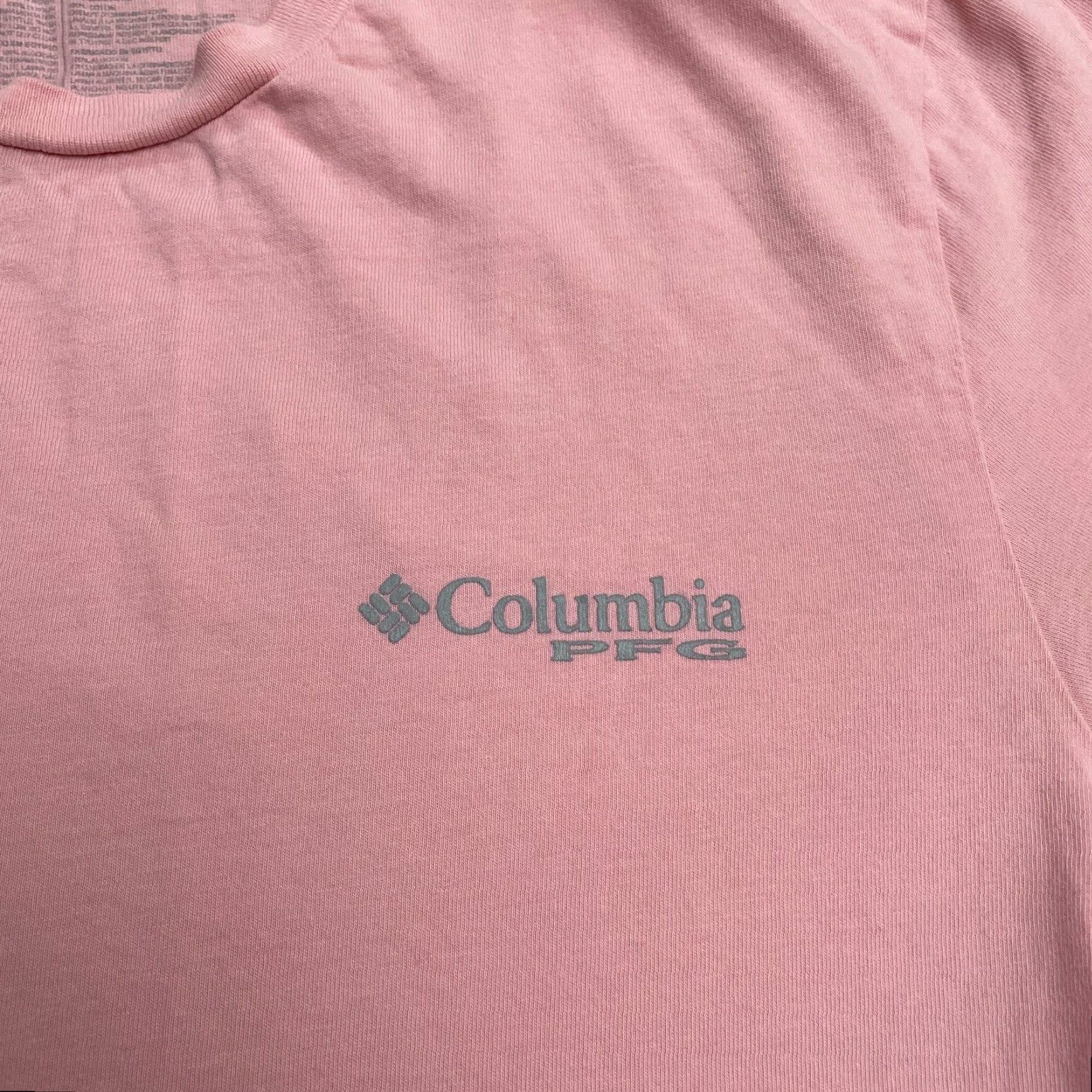 Pinko Columbia PFG Graphic T-Shirt Mens Medium Pink Crew Neck Short Sleeve Casual Tee Size US M / EU 48-50 / 2 - 5 Thumbnail