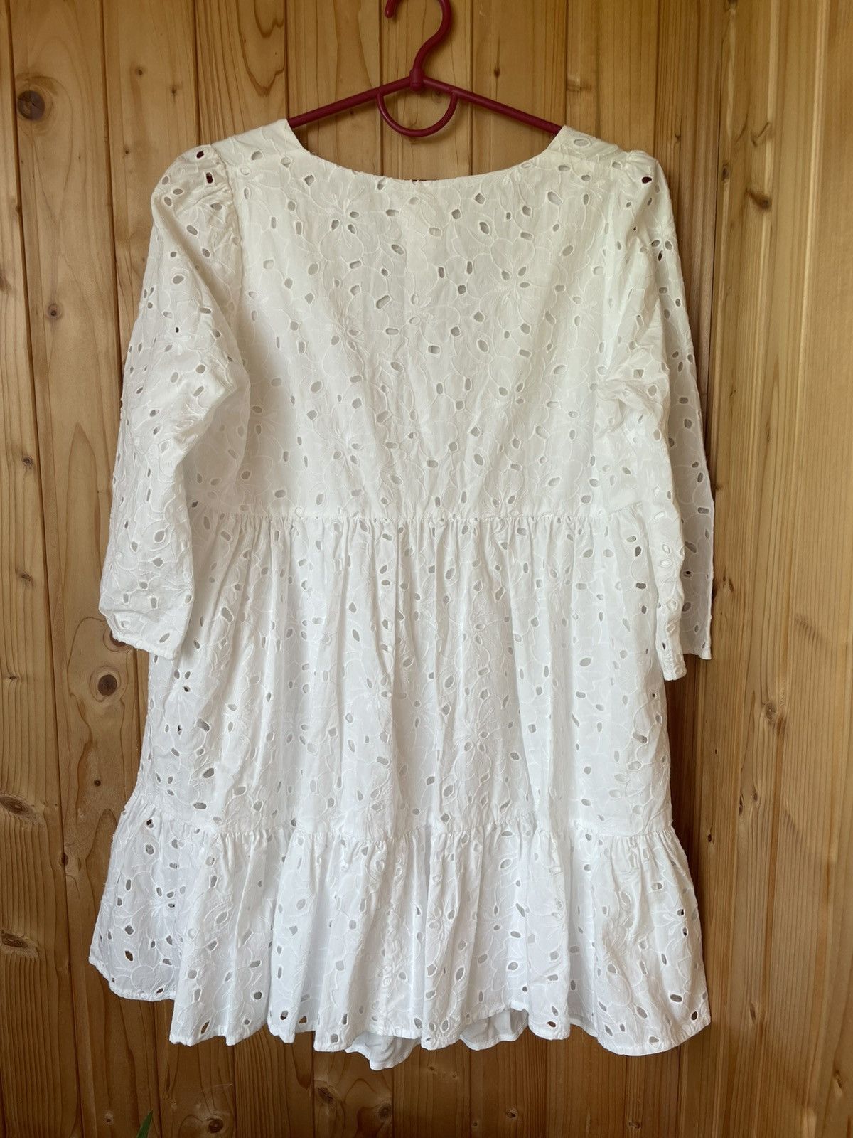 Sezane Sezane Broderie Anglaise Luxury White dres size 38 Size XS / US 0-2 / IT 36-38 - 8 Thumbnail