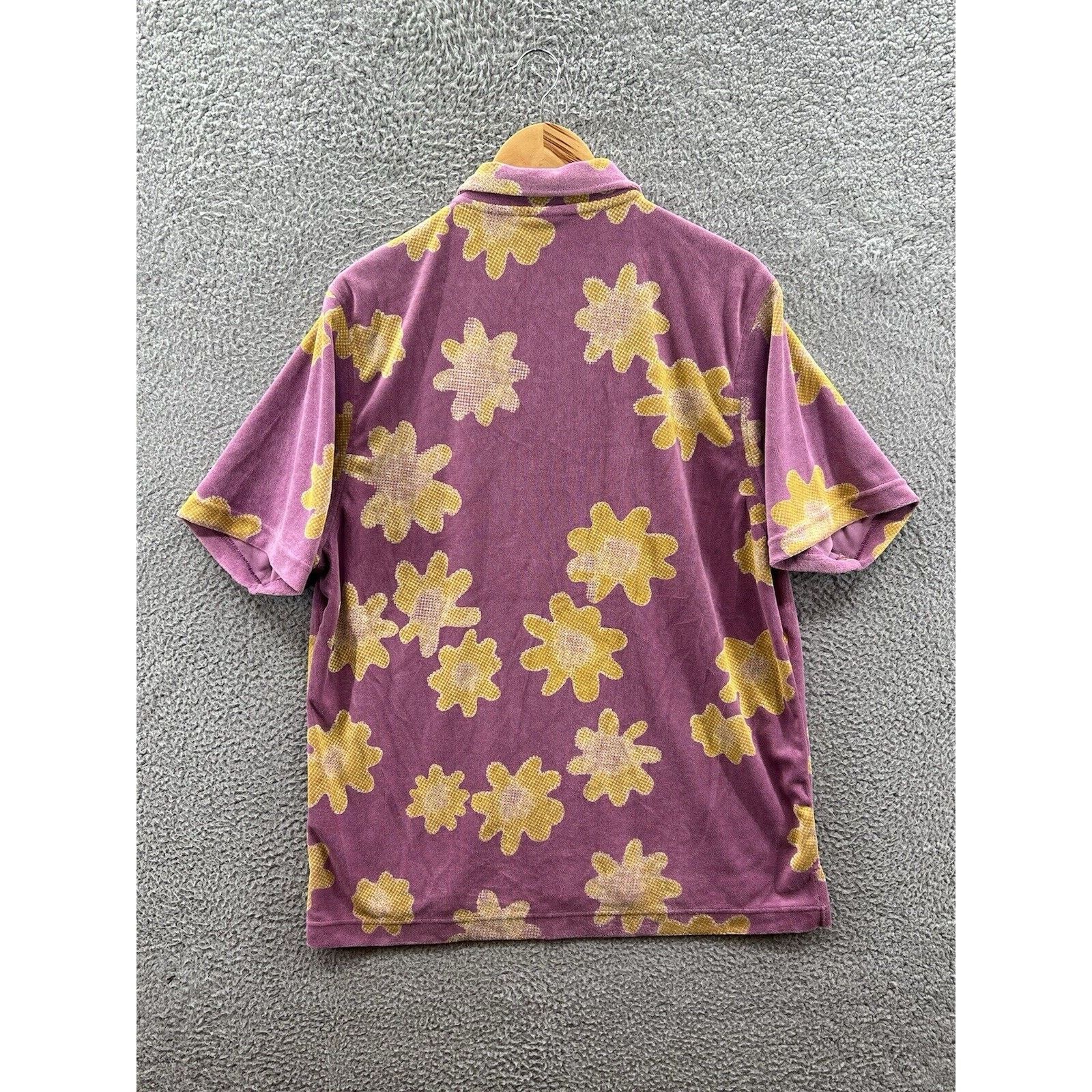 Nike Nike Short Sleeve Polo Shirt Bordeaux Flower DM5032-507 Size US M / EU 48-50 / 2 - 2 Thumbnail