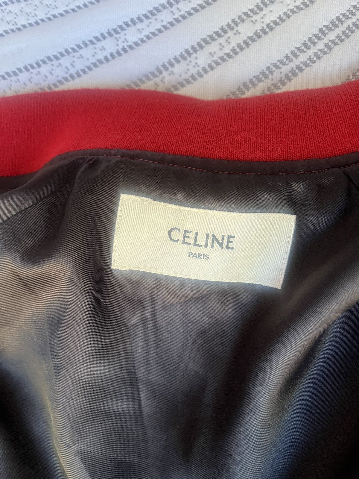 Celine Celine Teddy College in Lightweight Nylon Red Size US XS / EU 42 / 0 - 6 Thumbnail