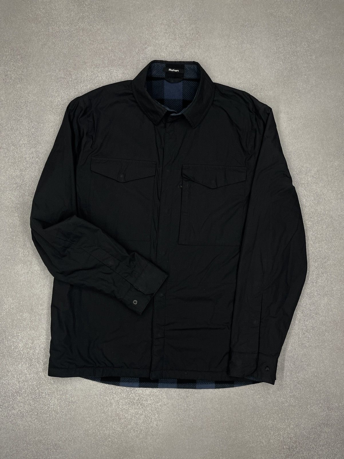 Other Rohan Field Reversible Insulated Jacket Black / Blue Flannel Size US M / EU 48-50 / 2 - 3 Thumbnail