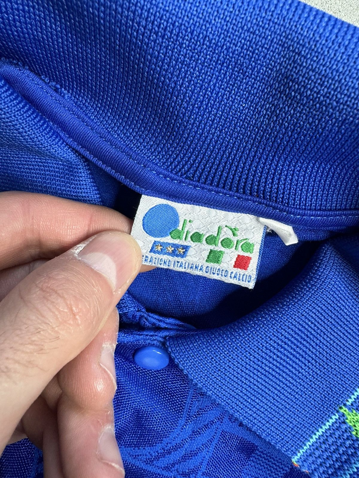 Vintage Baggio Italy 1994 World Cup Home Vintage Football Jersey Size US S / EU 44-46 / 1 - 3 Thumbnail