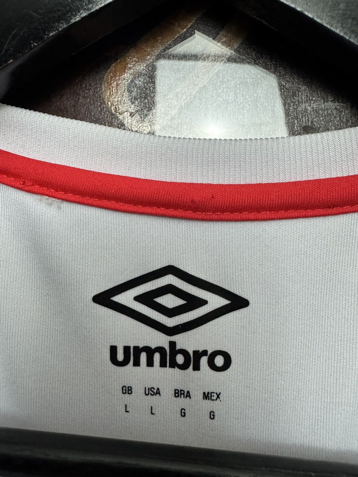 Umbro Umbro Peru Soccer Football Jersey T-shirt Fifa World Cup Size US L / EU 52-54 / 3 - 4 Thumbnail