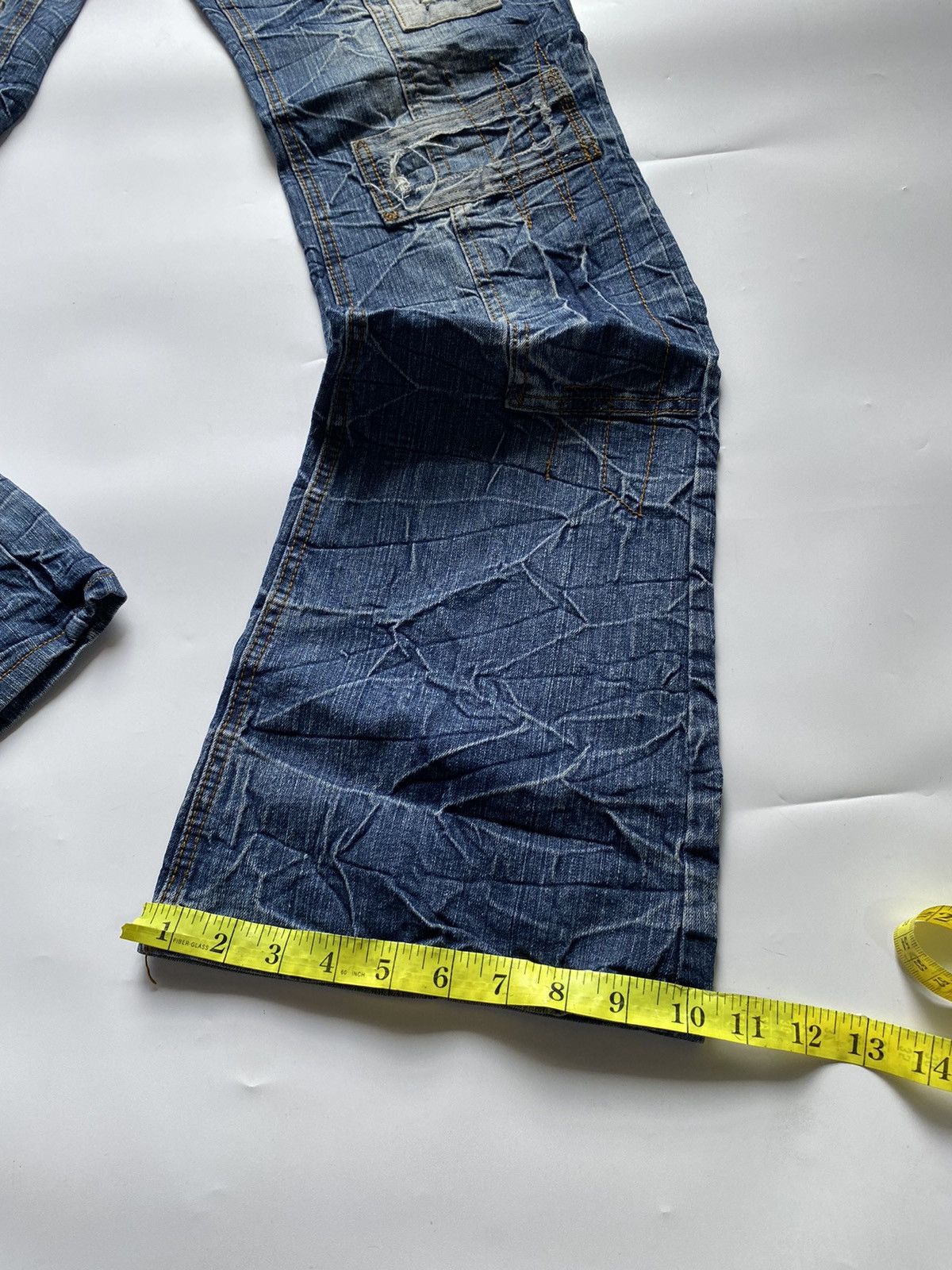 If Six Was Nine × Japanese Brand × Le Grande Bleu (L.G.B.) Flared distressed A.5 jeans japanese brand style Size US 28 / EU 44 - 12 Thumbnail