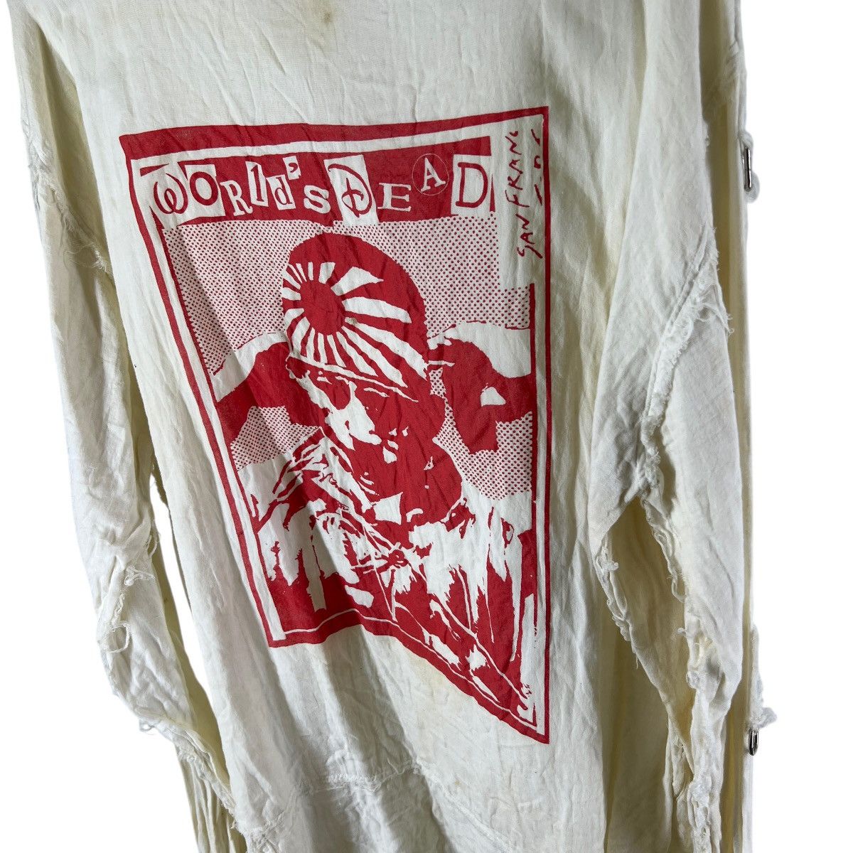 Japanese Brand 💥 Vintage Punk Gang Muslin shirt Size US L / EU 52-54 / 3 - 8 Thumbnail