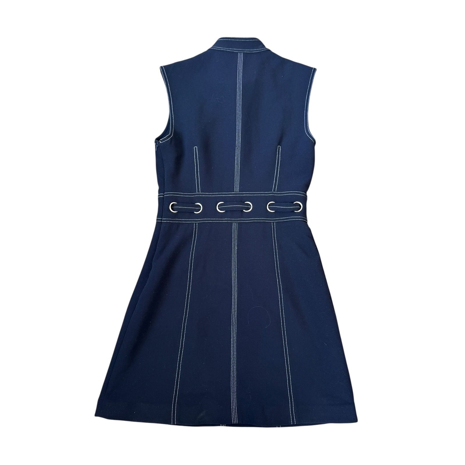 Veronica Beard Veronica Beard Nico Dress Dark Navy Size XS / US 0-2 / IT 36-38 - 3 Thumbnail