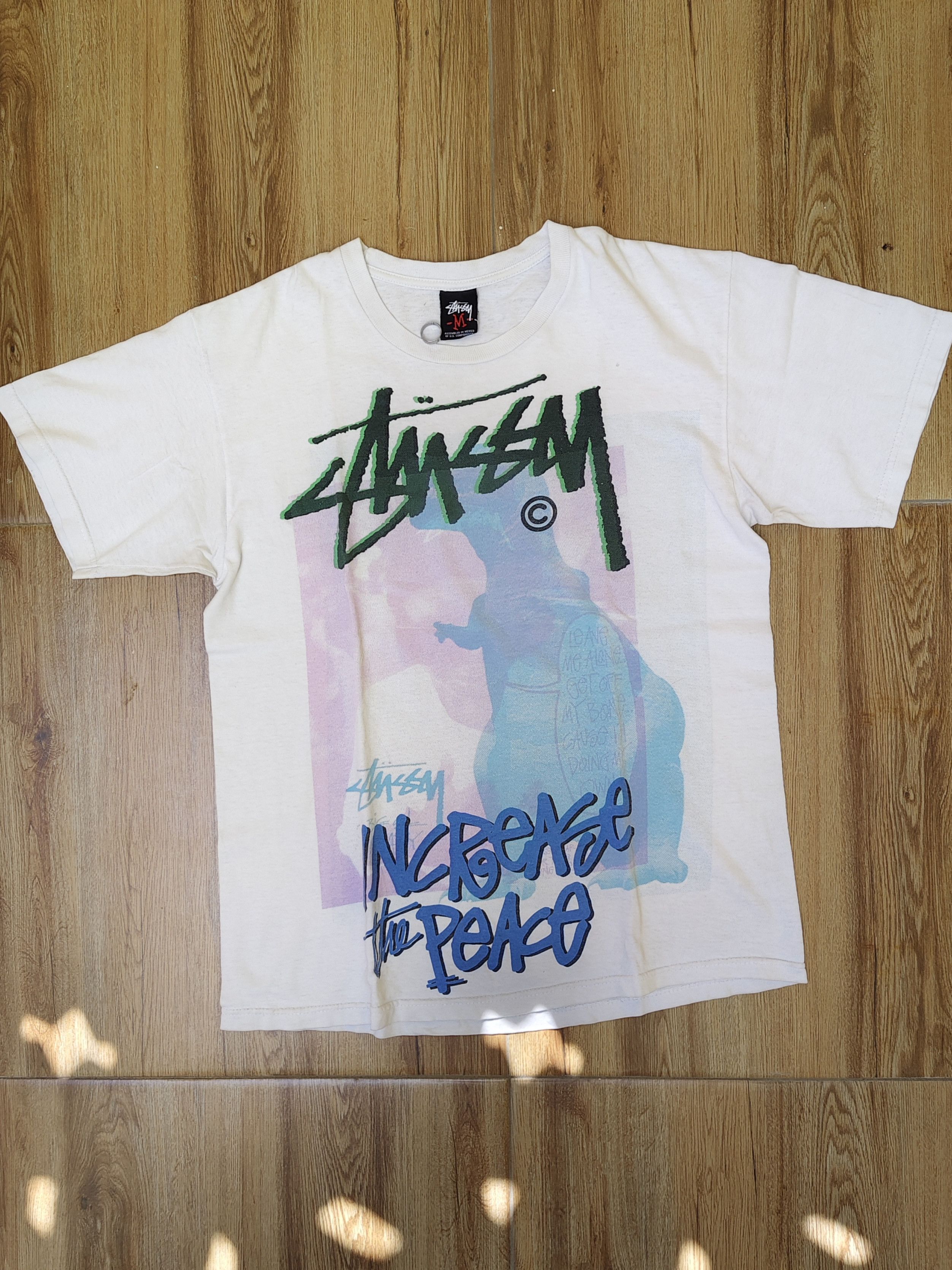 Stussy Stussy Increase the peace photo tee Size US M / EU 48-50 / 2 - 1 Thumbnail