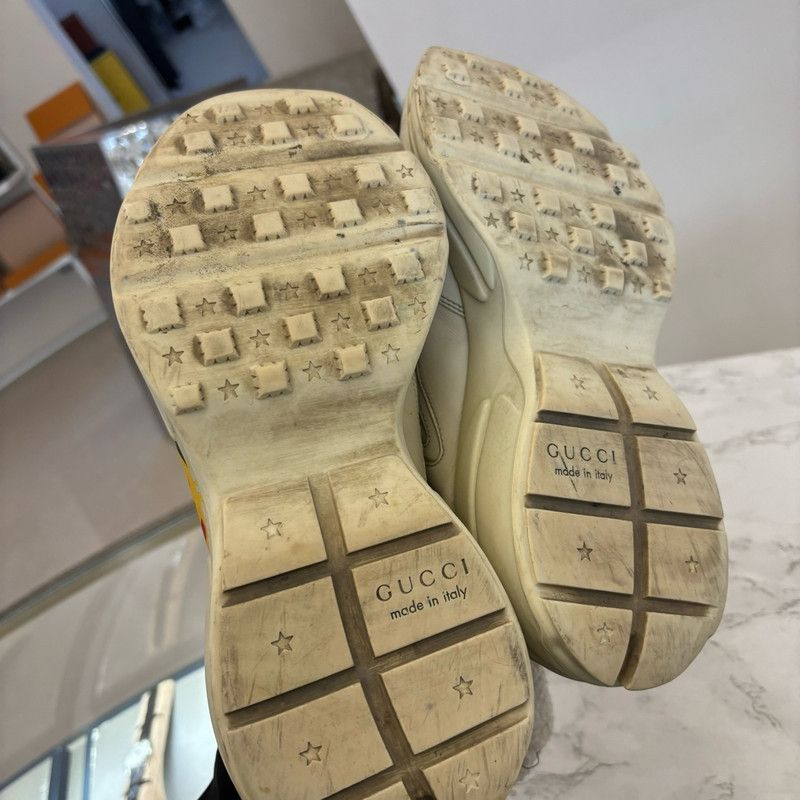 Gucci Gucci Rhyton Classic Logo Low-Top Sneakers - Size US 8.5 / EU 41-42 - 7 Thumbnail