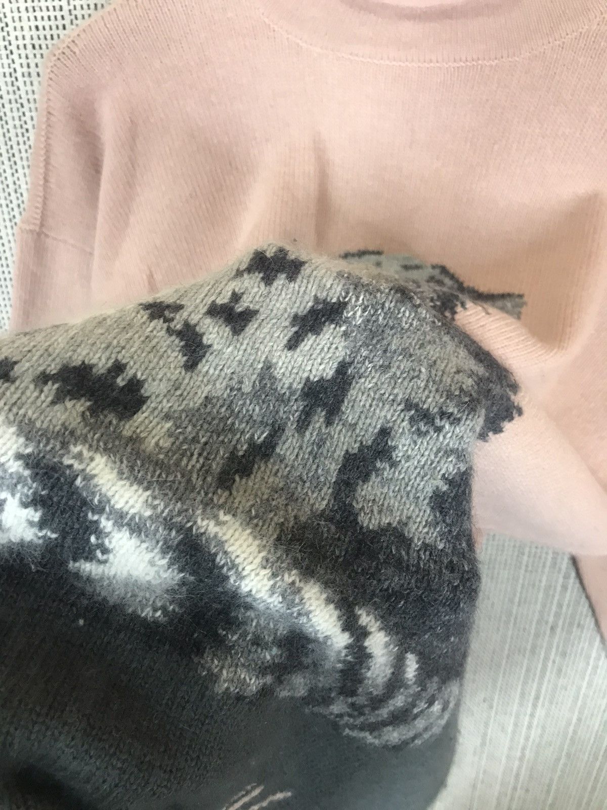 Krizia Uomo × Vintage ‼️VINTAGE KRIZIA CAT KNIT SWEATER VERY RARE‼️ Size US L / EU 52-54 / 3 - 7 Thumbnail
