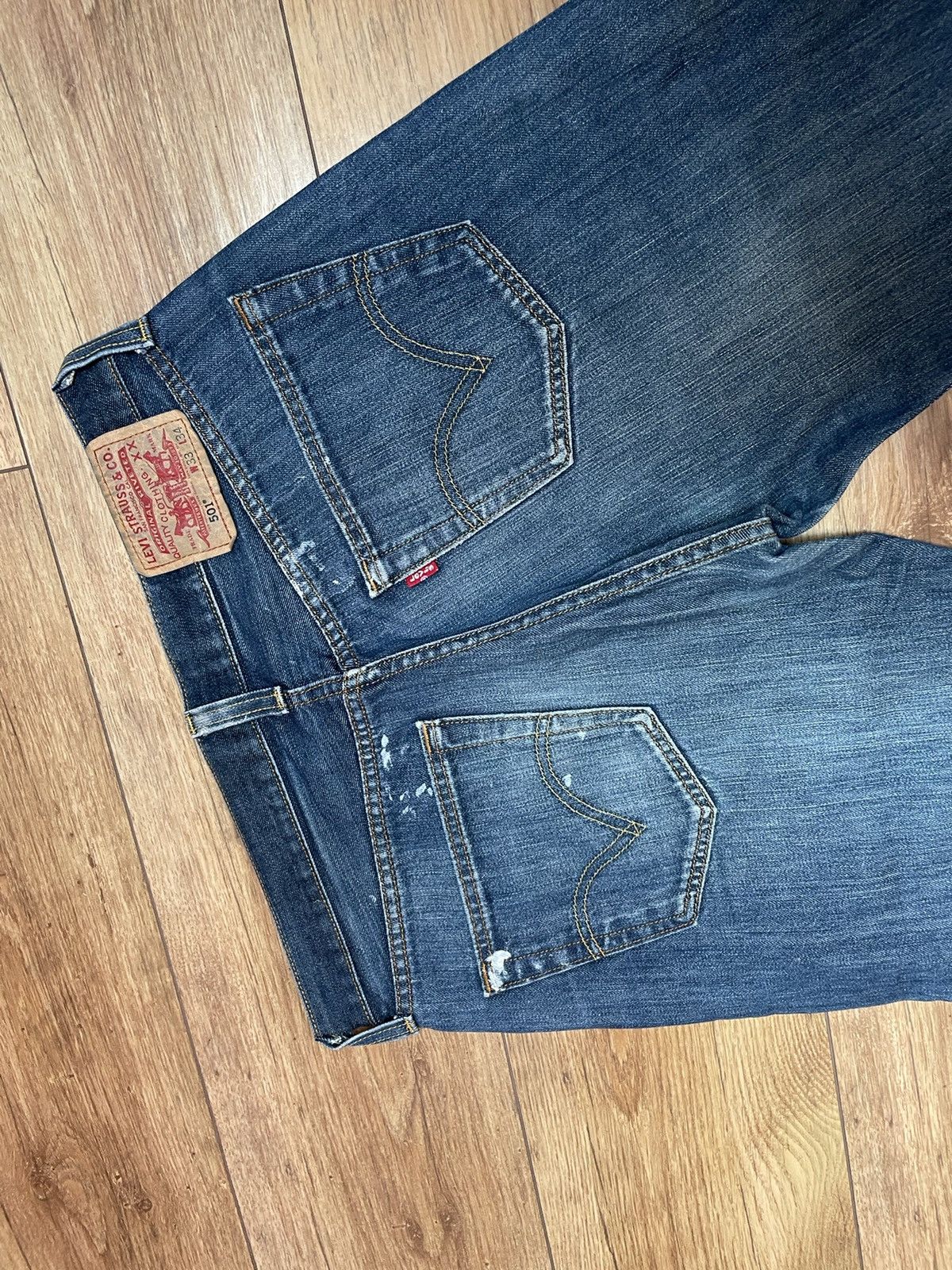 Levi's Stunning vintage Levi’s 501 blue jeans Size US 33 - 10 Thumbnail