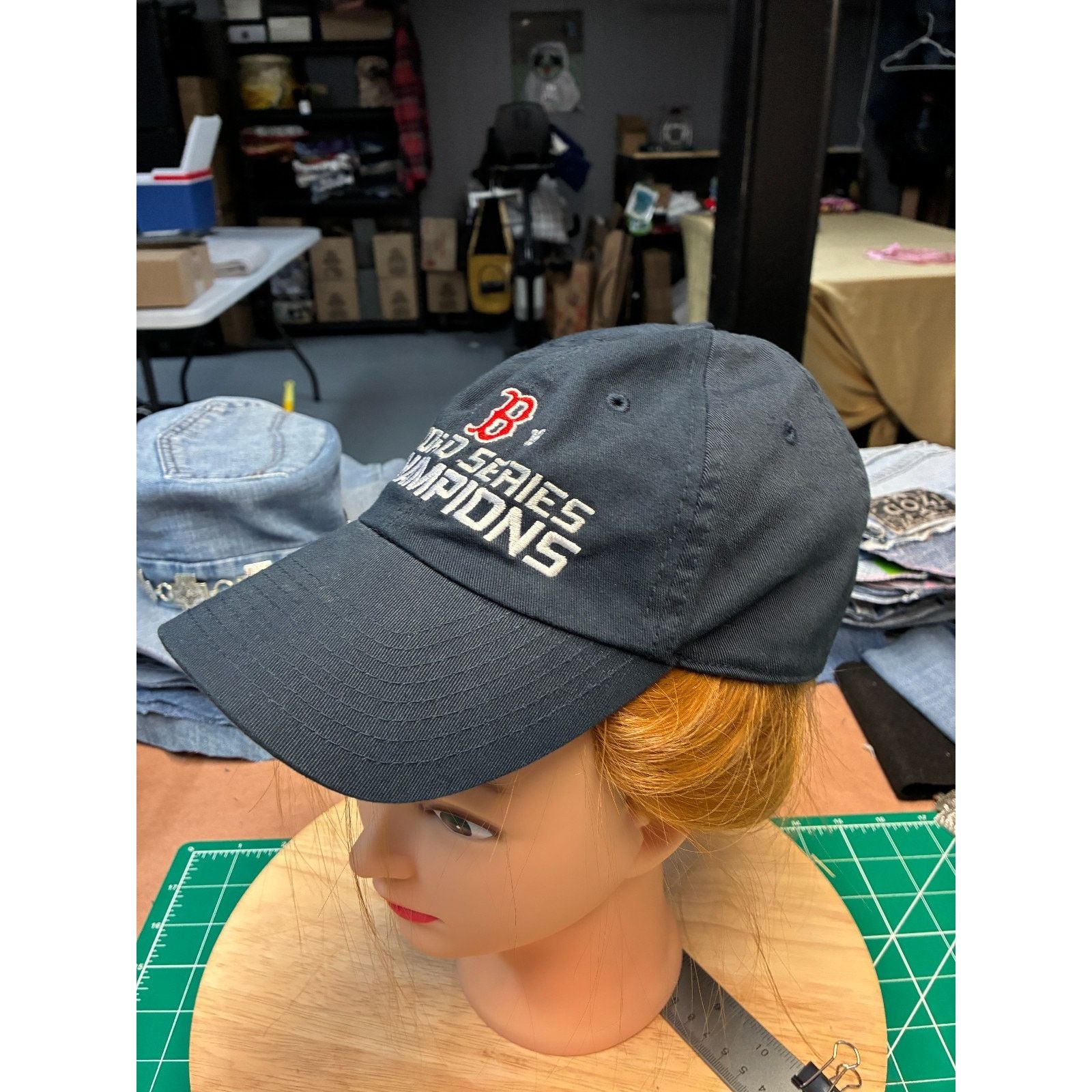 47 Brand Boston Red Sox 2018 World Series Champions Adjustable Hat Size ONE SIZE - 2 Thumbnail
