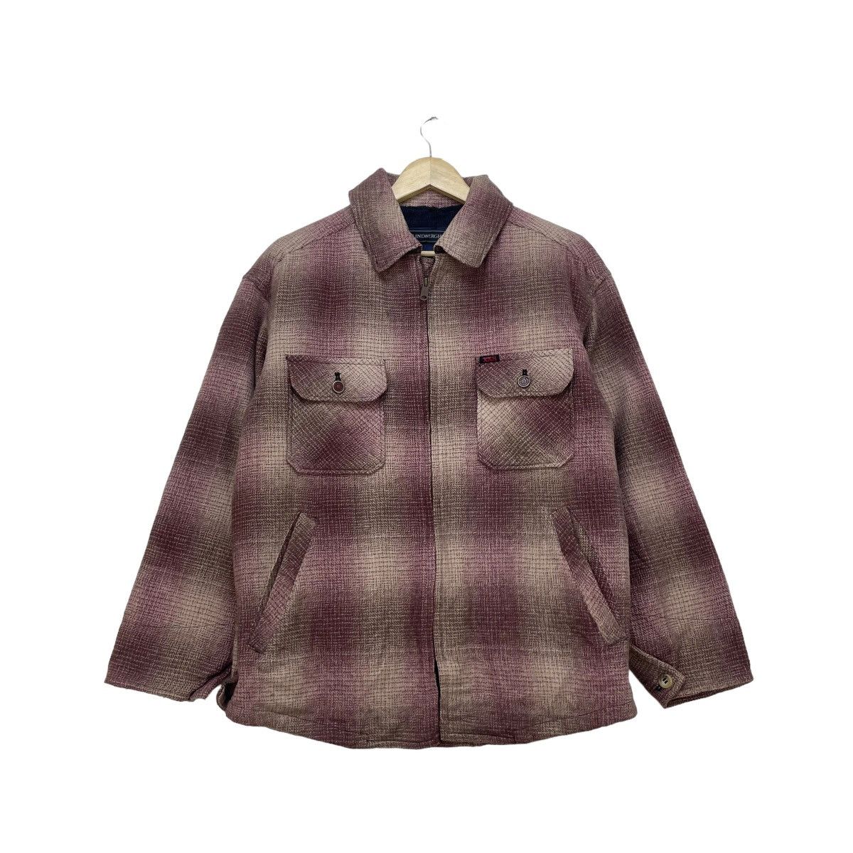Flannel 💥Vintage Lindbergh Tartan Jacket Size US M / EU 48-50 / 2 - 1 Thumbnail