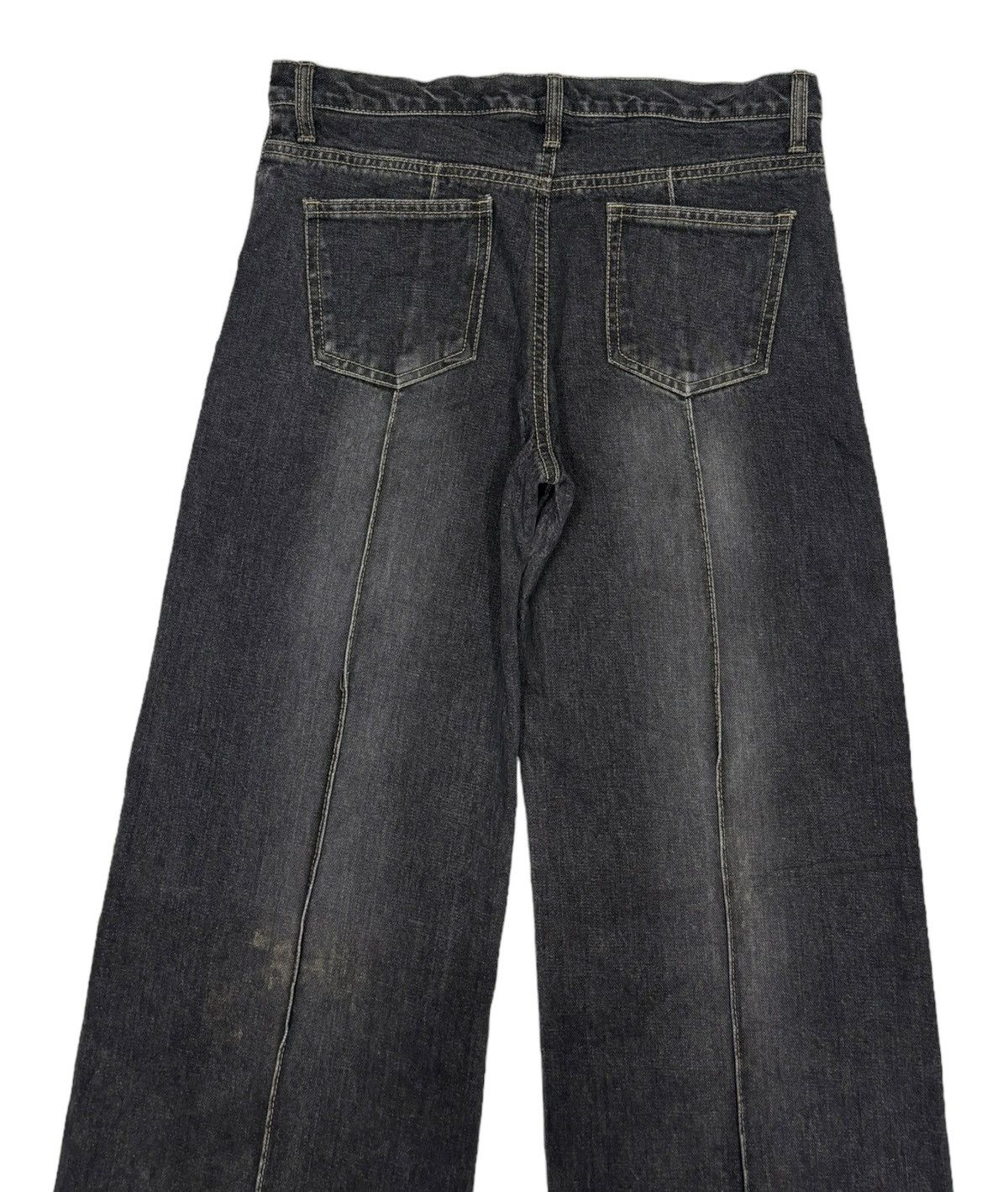 If Six Was Nine VINTAGE JAPANESE FLARE MAGIC SQUARE HAGI FLARE JEANS Size US 30 / EU 46 - 6 Thumbnail