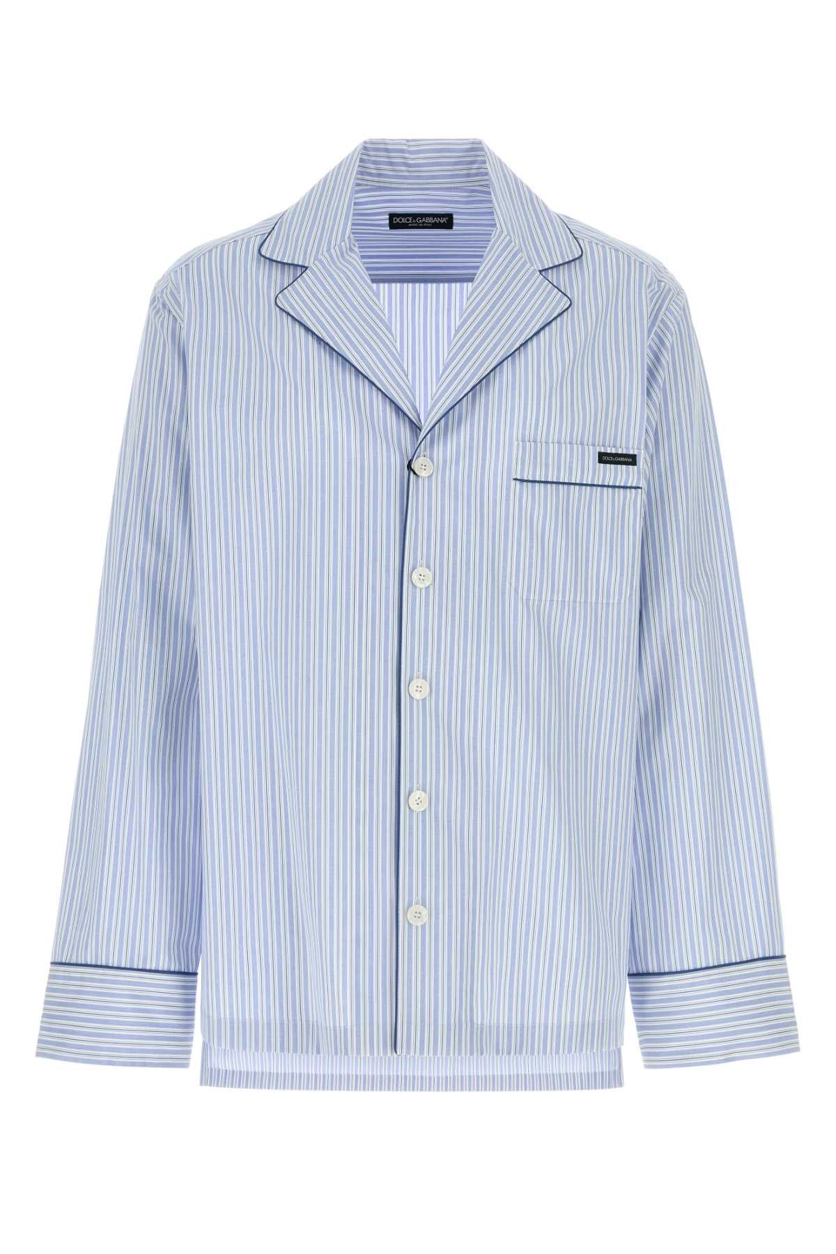 Dolce & Gabbana Embroidered Poplin Shirt Size US XL / EU 56 / 4 - 1 Thumbnail