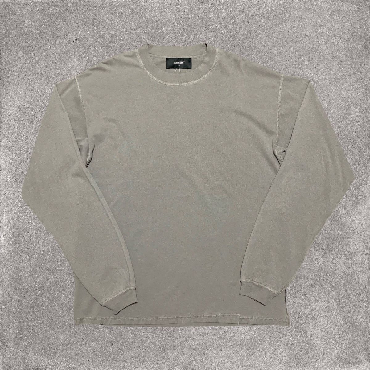 Represent Clo. Represent XS Initial Long Sleeve Tee Ultimate Grey Top Size US XS / EU 42 / 0 - 1 Thumbnail