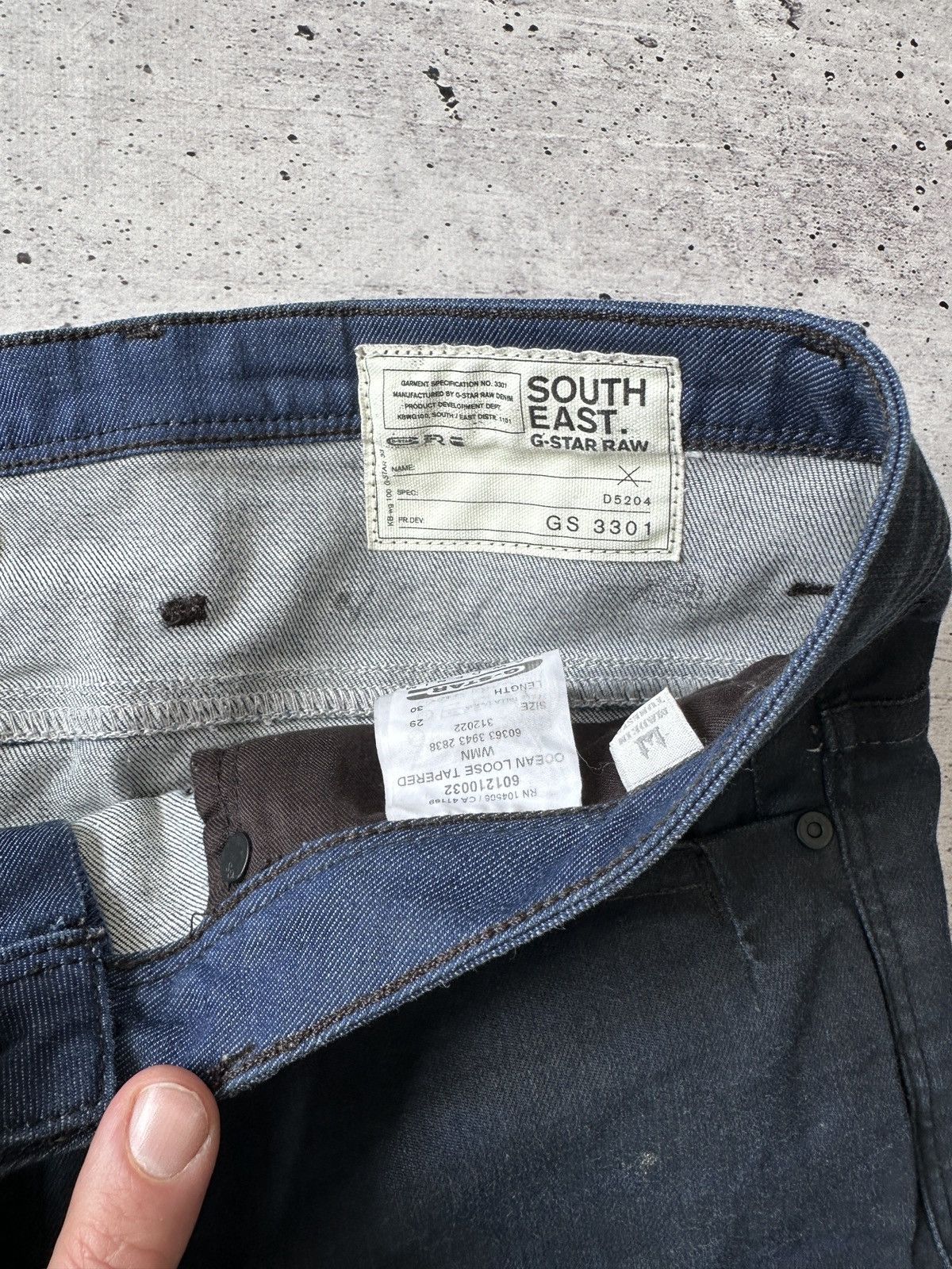 G-Star G Star Raw Ocean Loose Tapered Jeans Pants Size US 29 - 5 Thumbnail