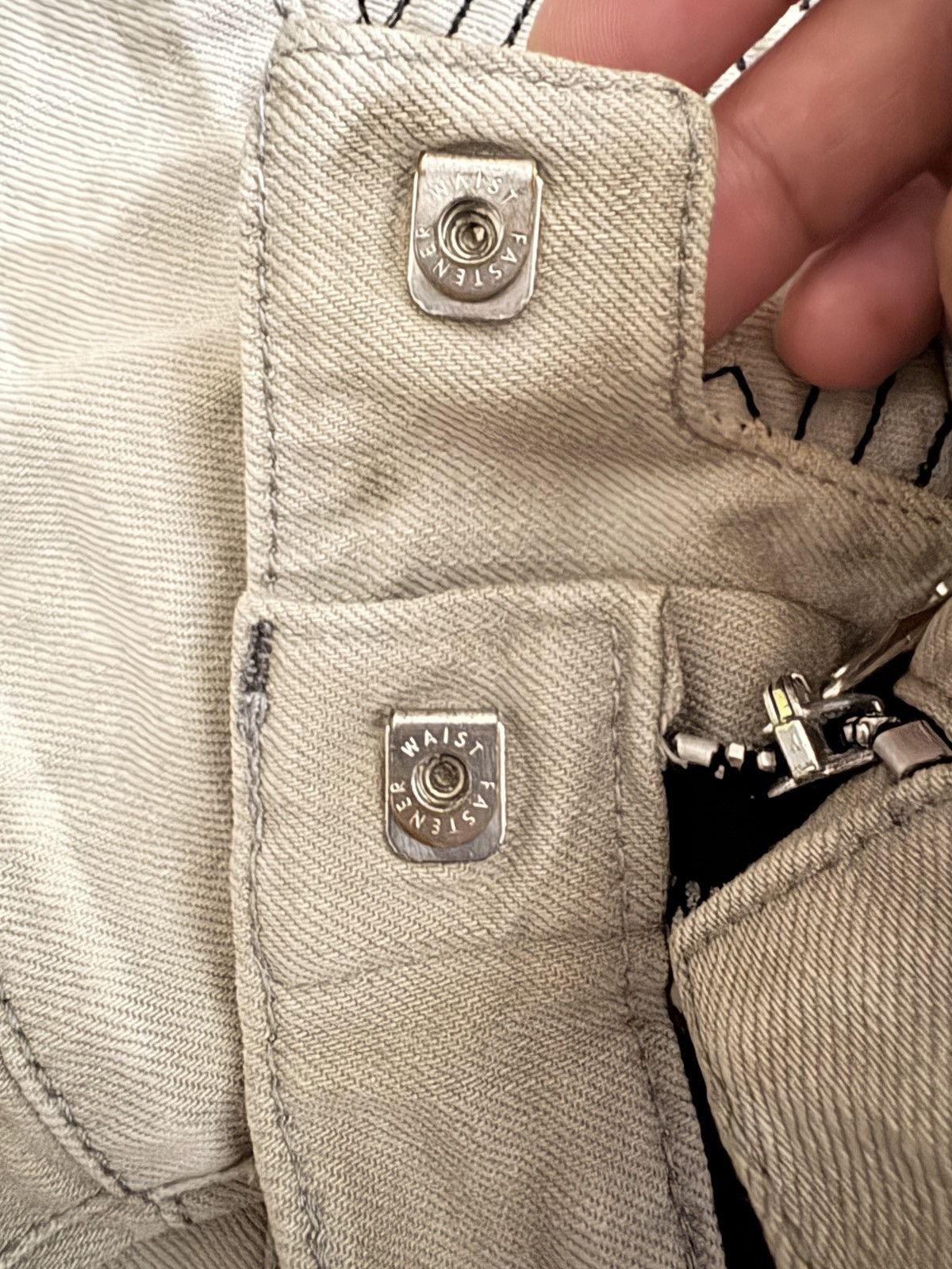 Balmain Archive Balmain SS14 Geometric Stitch Biker Size US 30 / EU 46 - 10 Thumbnail