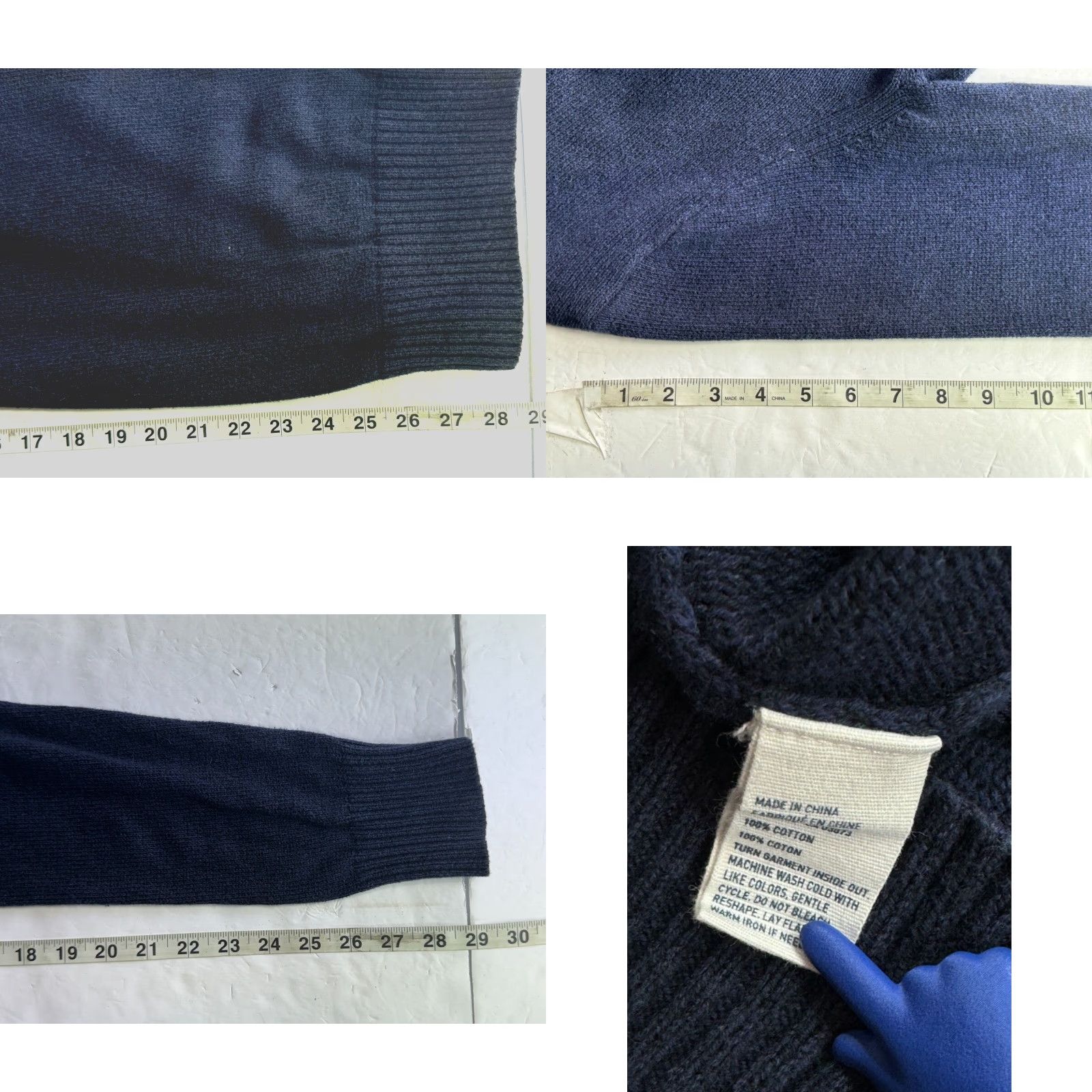 American Eagle Outfitters American Eagle Outfitters Sweater Mens Size S Navy Blue 100% Cotton Pullover Size US S / EU 44-46 / 1 - 8 Thumbnail