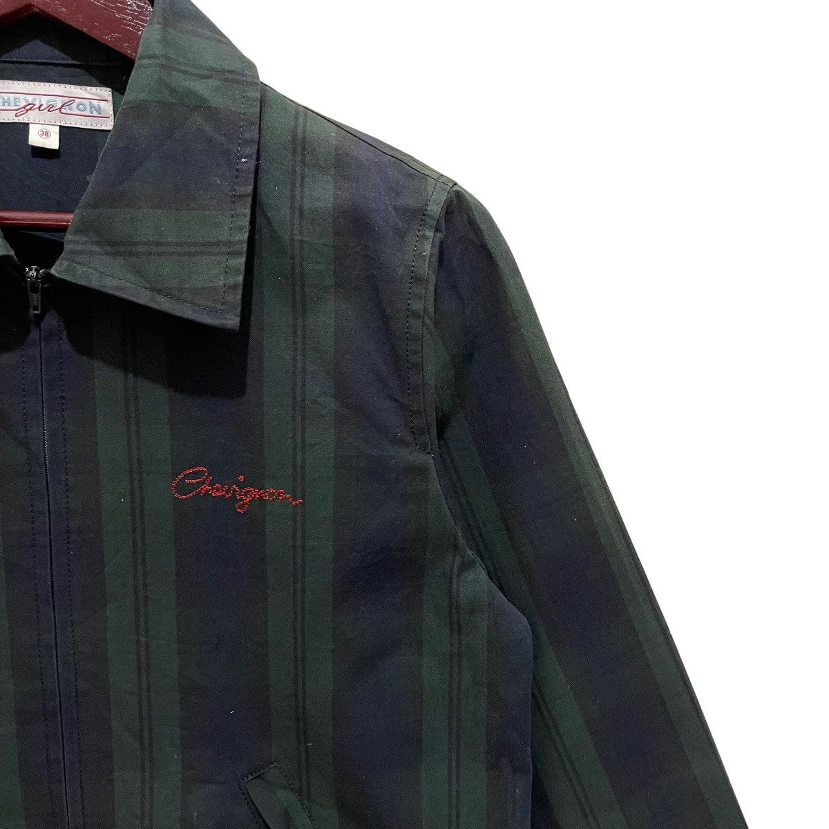Chevignon Chevignon Zipper Tartan Cropped Jacket Size US S / EU 44-46 / 1 - 3 Thumbnail