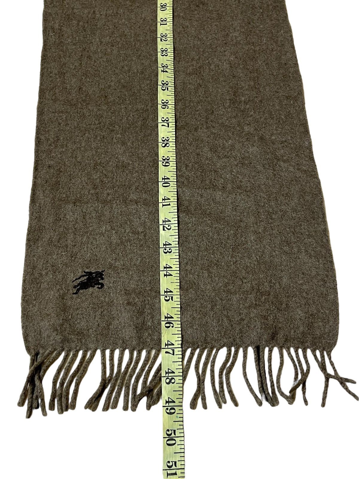 Burberry NICE🔥VINTAGE BURBERRYS PLAIN BROWN CASHMERE MUFLER/SCARF Size ONE SIZE - 5 Thumbnail