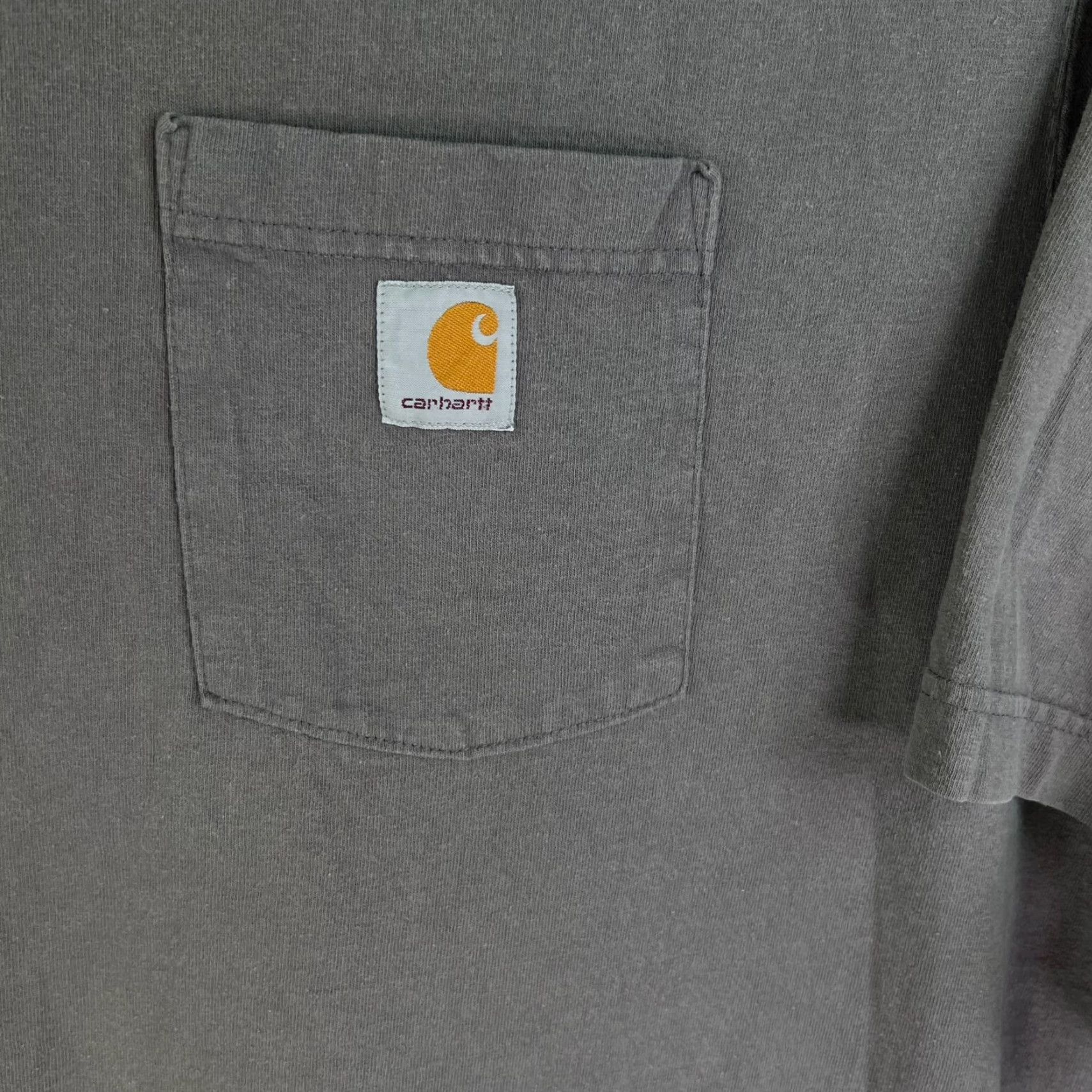 Carhartt VINTAGE Carhartt Original Fit K87 Pocket T Shirt Mens 4XL Gray Distressed Size US XXL / EU 58 / 5 - 2 Thumbnail