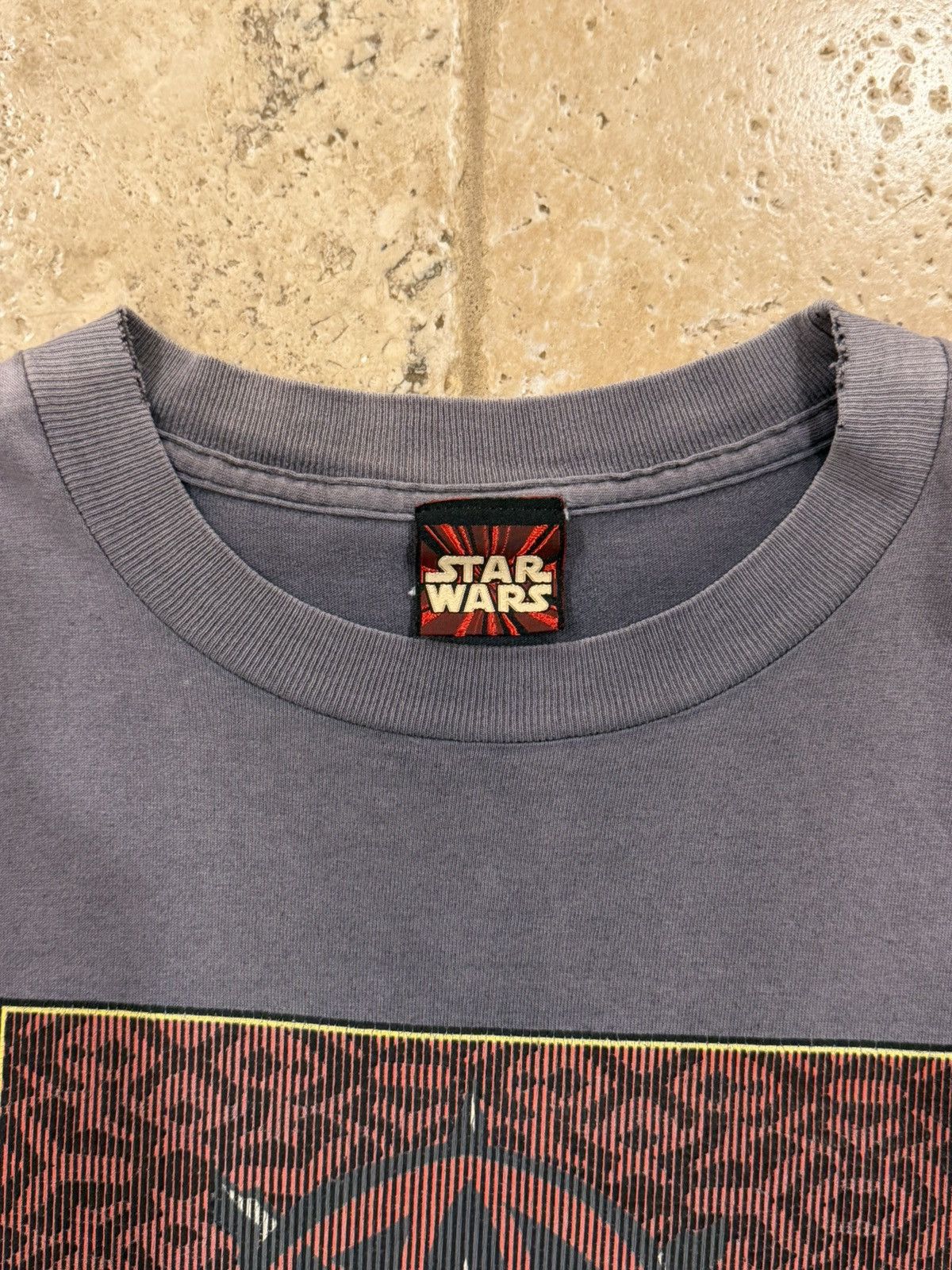 Vintage Vintage 1999 Darth Maul Portrait Star Wars Sun Faded T-Shirt Size US XL / EU 56 / 4 - 10 Thumbnail