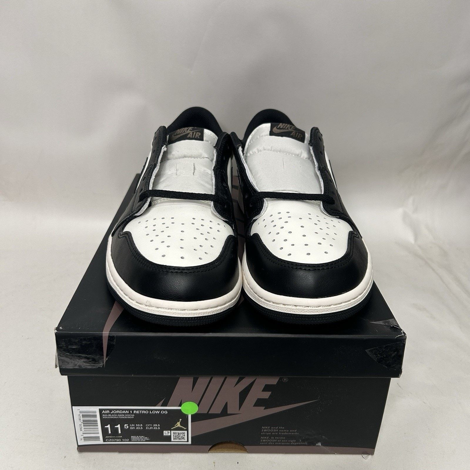 Nike Nike Air Jordan 1 Retro Low OG “Sail Mocha” Size US 11.5 / EU 44-45 - 2 Thumbnail