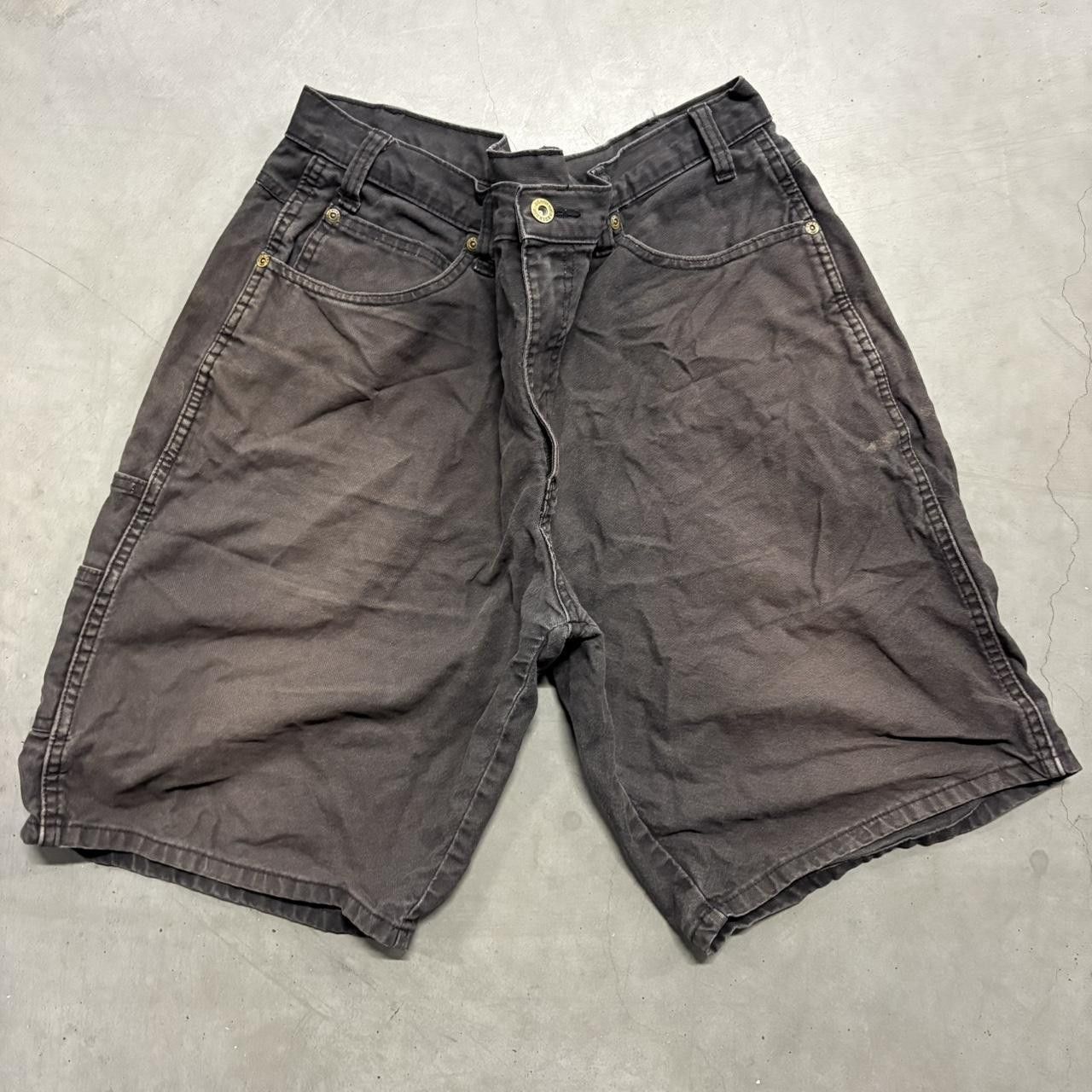 Vintage Crazy Vintage Y2K/2000s Black Sun Faded Skater Dickies Carpenter Cargo Shorts! Size US 36 / EU 52 - 1 Thumbnail