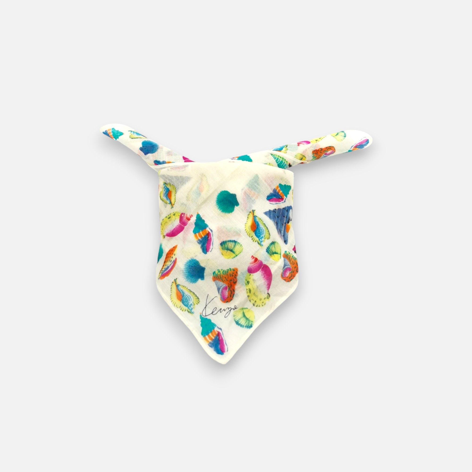 Kenzo × Vintage Vintage Kenzo Handkerchief Bandana Neckerchief Size ONE SIZE - 4 Thumbnail
