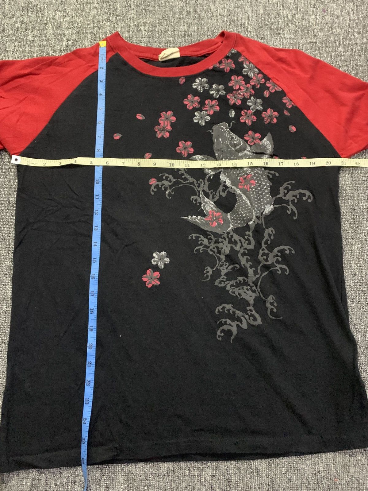 Karakuri Tamashii Sukajan Koi Souvenir Japanese Poem Long Sleeve Size L / US 10 / IT 46 - 8 Thumbnail