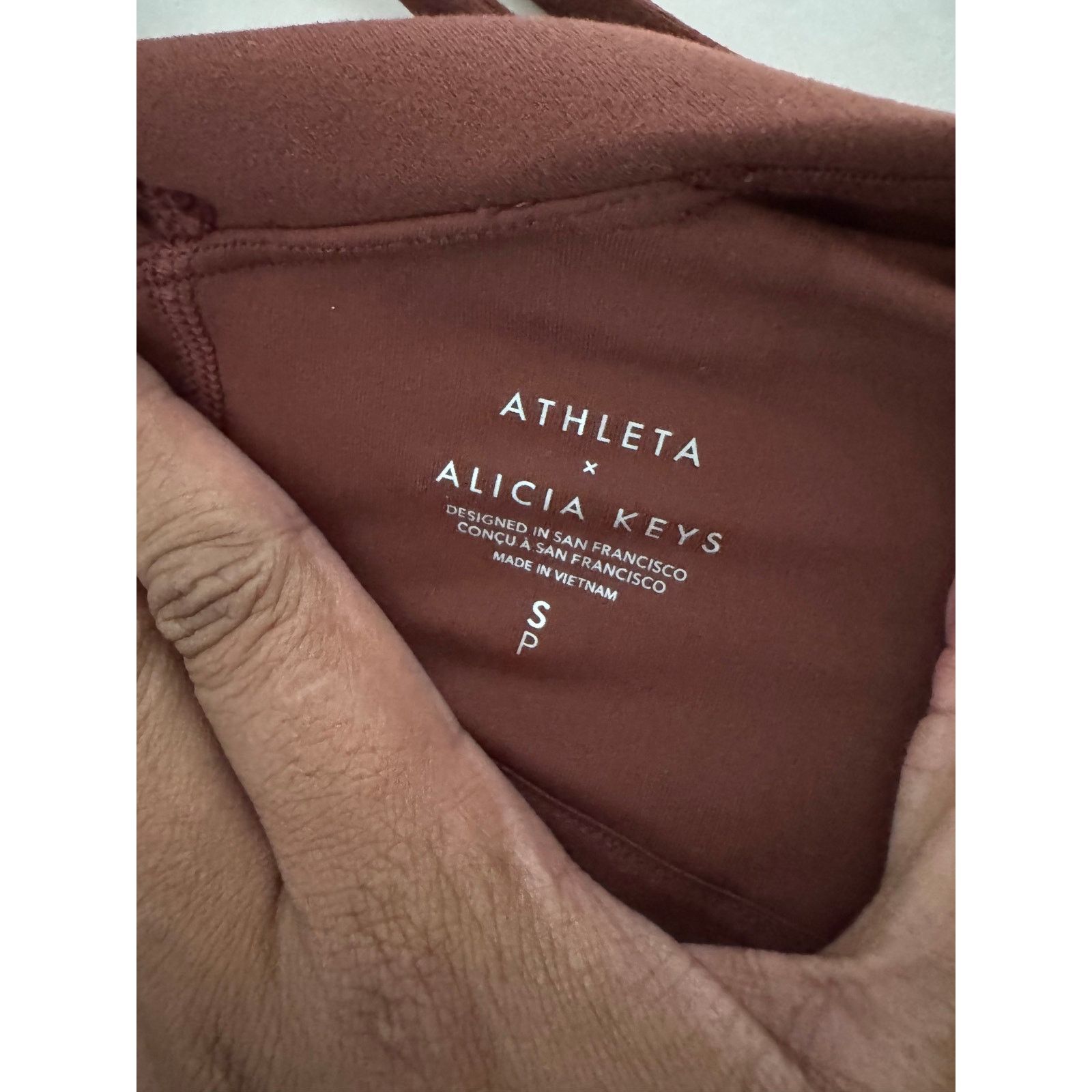 Athleta Athleta x Alicia Keys Transcend Bodysuit Dark Cherrywood Size S / US 4 / IT 40 - 3 Thumbnail
